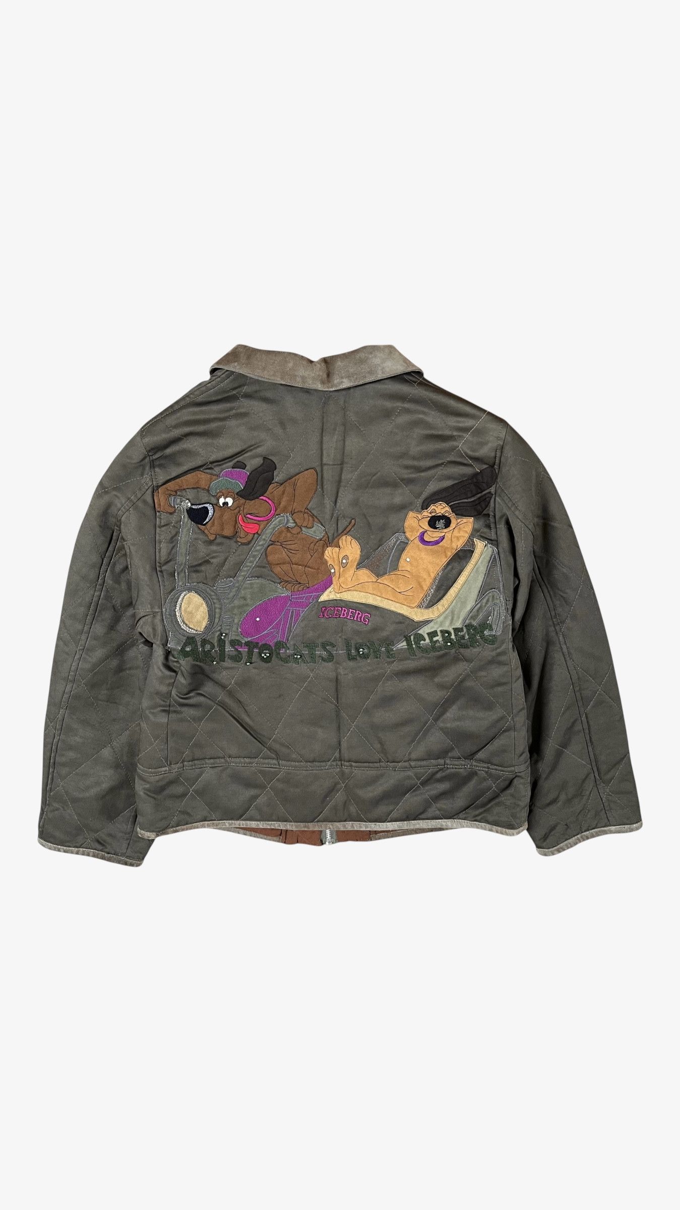 Iceberg Vintage 90s Women's Iceberg Disney Aristocats Bomber Jacket Size S / US 4 / IT 40 - 1 Thumbnail