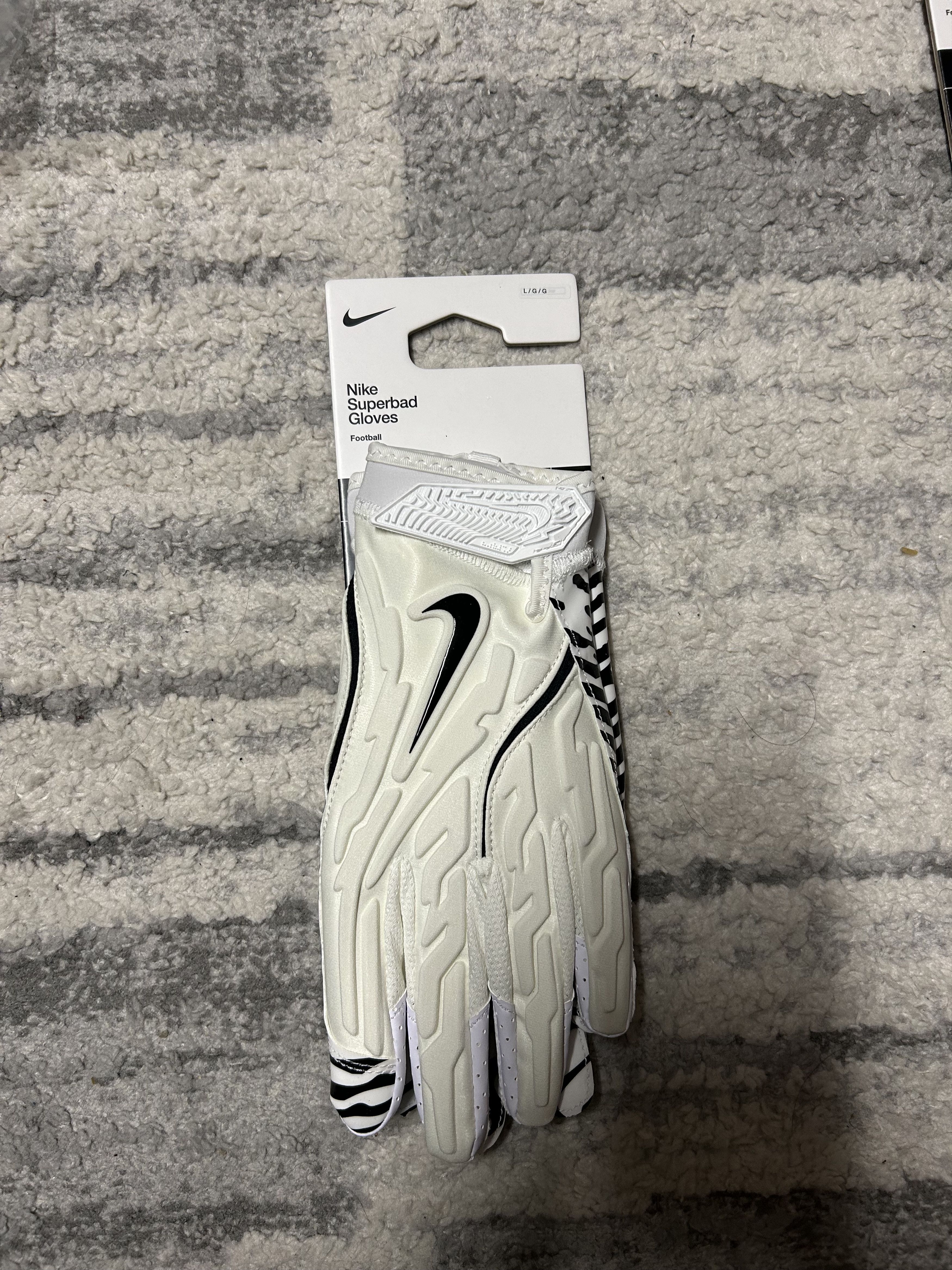 Nike Nike Superbad Football gloves size L (retail $60) Brand New Size ONE SIZE - 1 Thumbnail