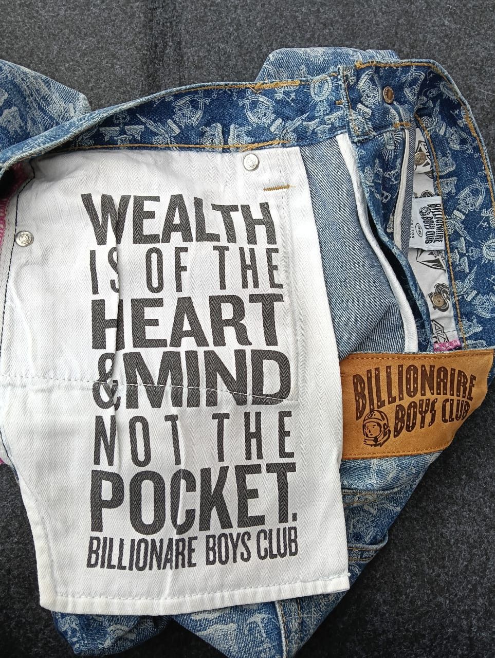 Billionaire Boys Club 🔥 Billionaire boys club Full monogram Denim -Astronaut Logo Size US 35 - 5 Thumbnail