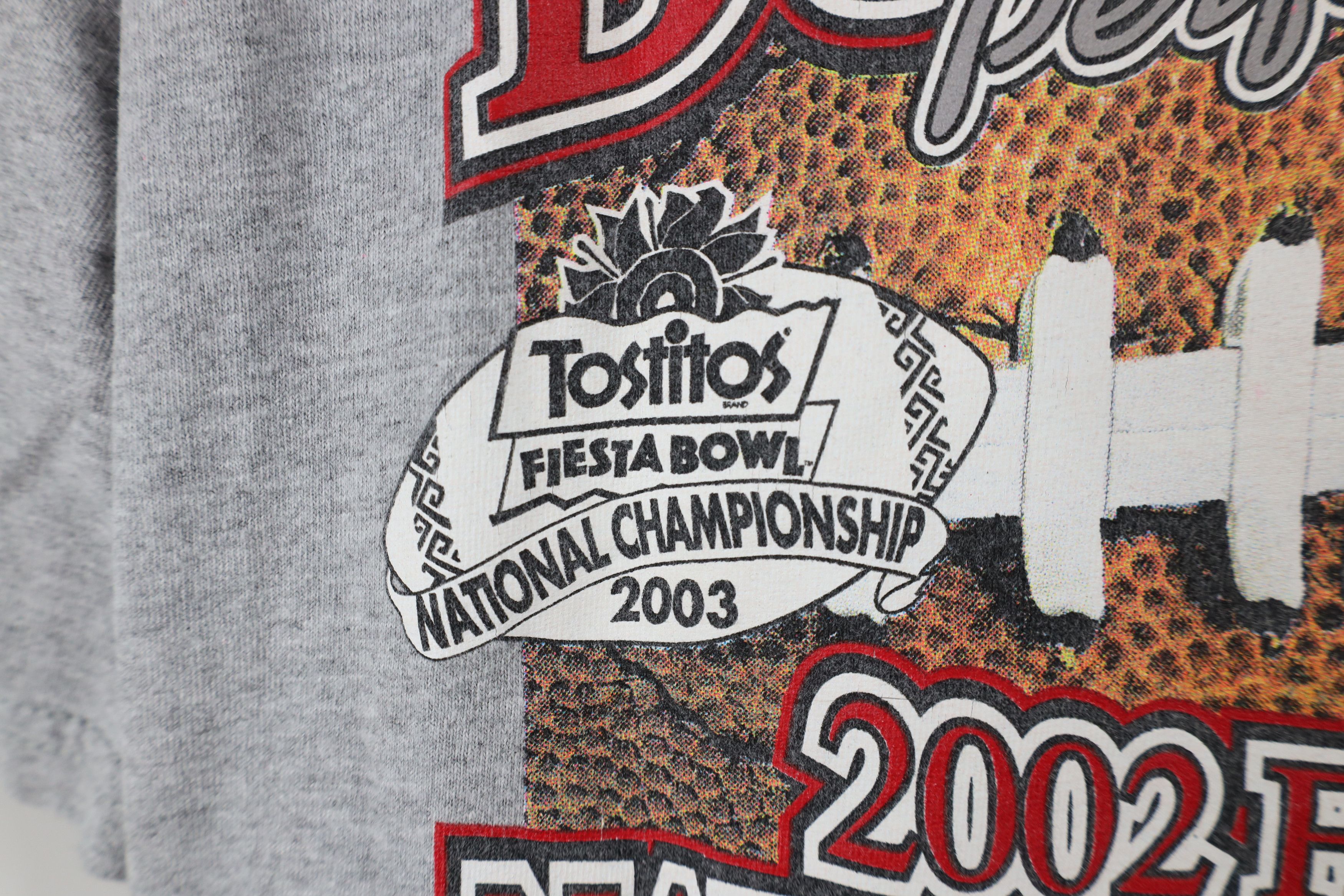 Vintage Vintage Champs Ohio State University Football T-Shirt Gray Size US XL / EU 56 / 4 - 5 Thumbnail