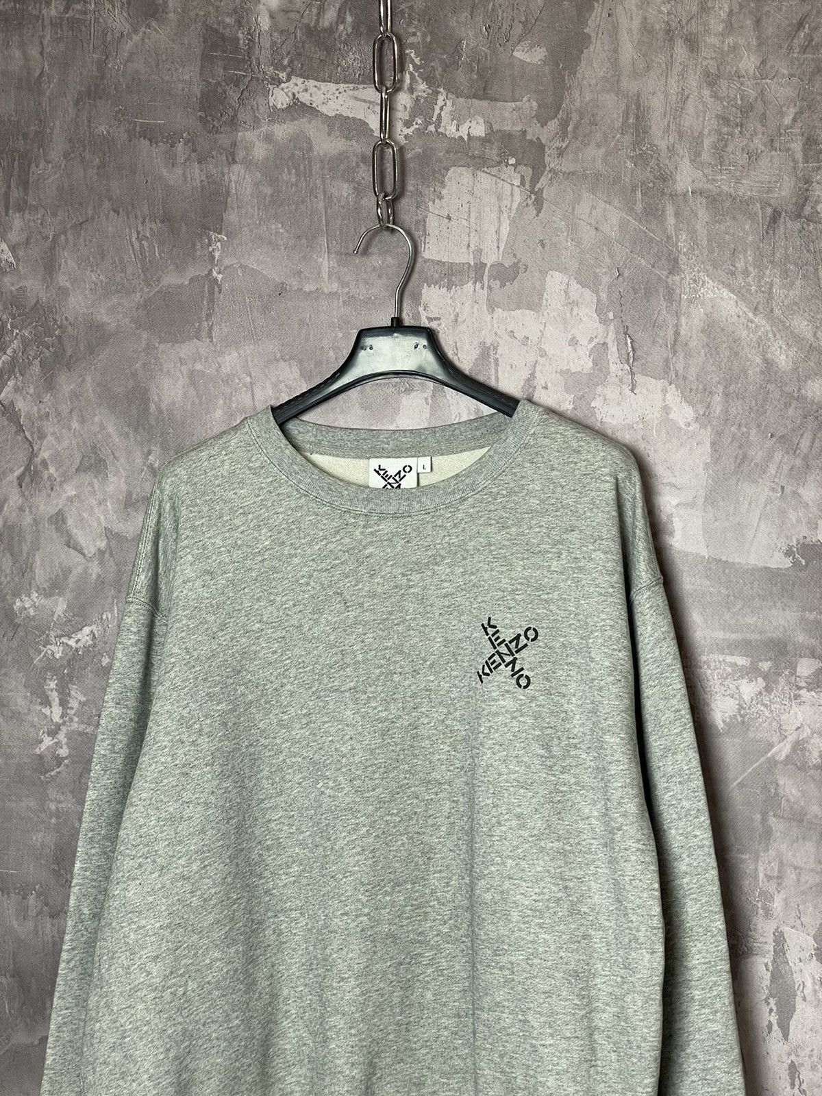 Hypebeast × Kenzo KENZO Sport 'Triple X' Gray sweatshirt Size US L / EU 52-54 / 3 - 2 Thumbnail