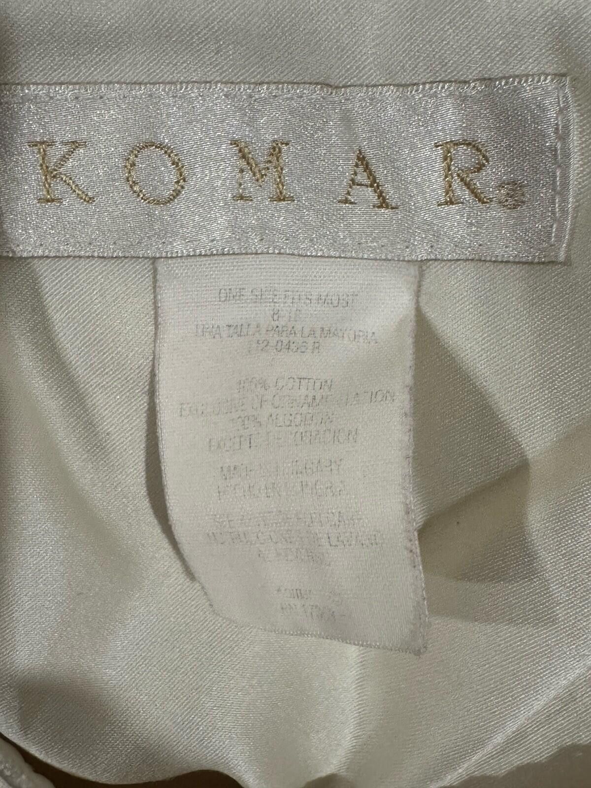 Koman Vintage Komar Floral Nightgown 100% Cotton 3/4 Sleeve Dress Size ONE SIZE - 6 Thumbnail