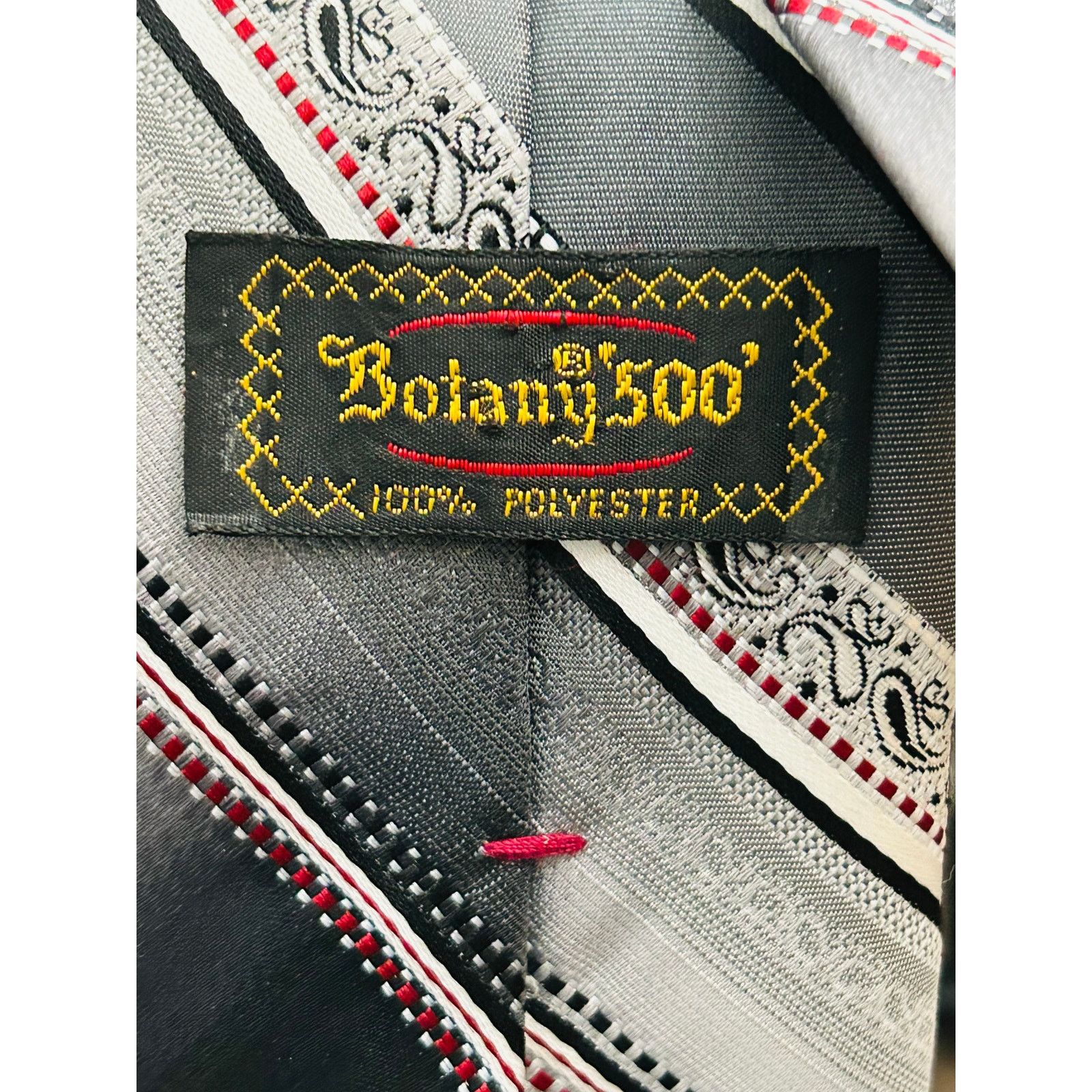 Botany 500 Vintage Botany 500 Silk Tie 80s Geometric Pattern USA Made Size ONE SIZE - 2 Thumbnail
