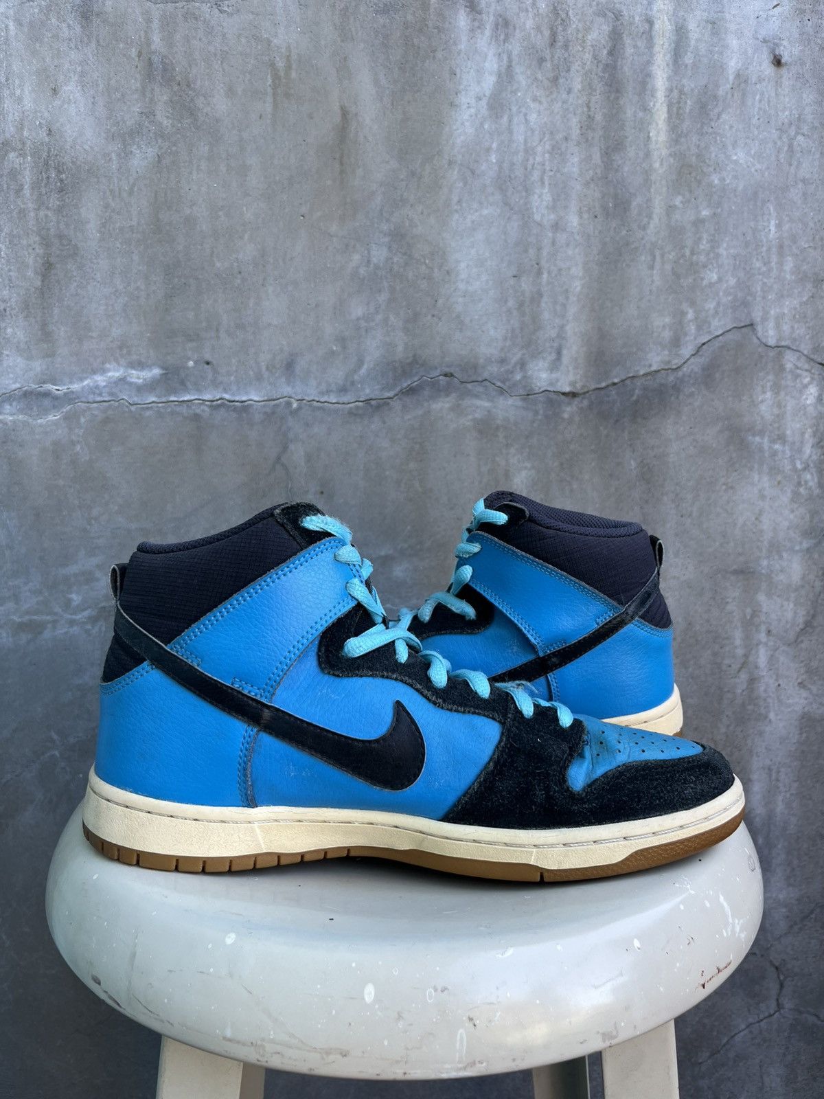 Nike 2013 Dunk Hi Blue Hero Size US 9.5 / EU 42-43 - 5 Thumbnail