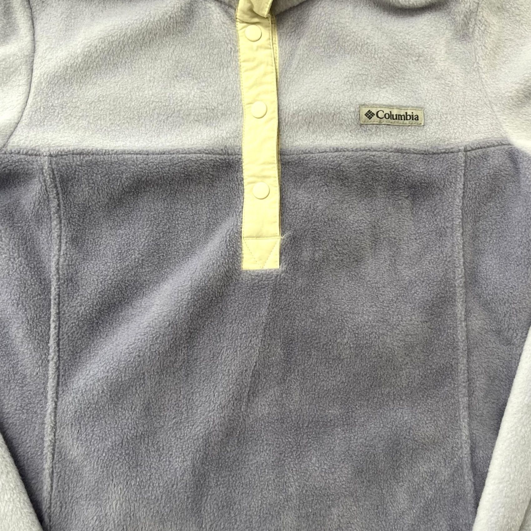 Vintage Columbia Sweater Womens Small Purple Fleece Snap Pullover Lightweight Outdoor Size S / US 4 / IT 40 - 2 Thumbnail