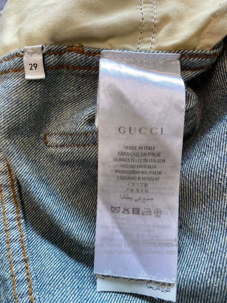Gucci Gucci Patterned straight shorts and jeans Size 29" - 8 Thumbnail