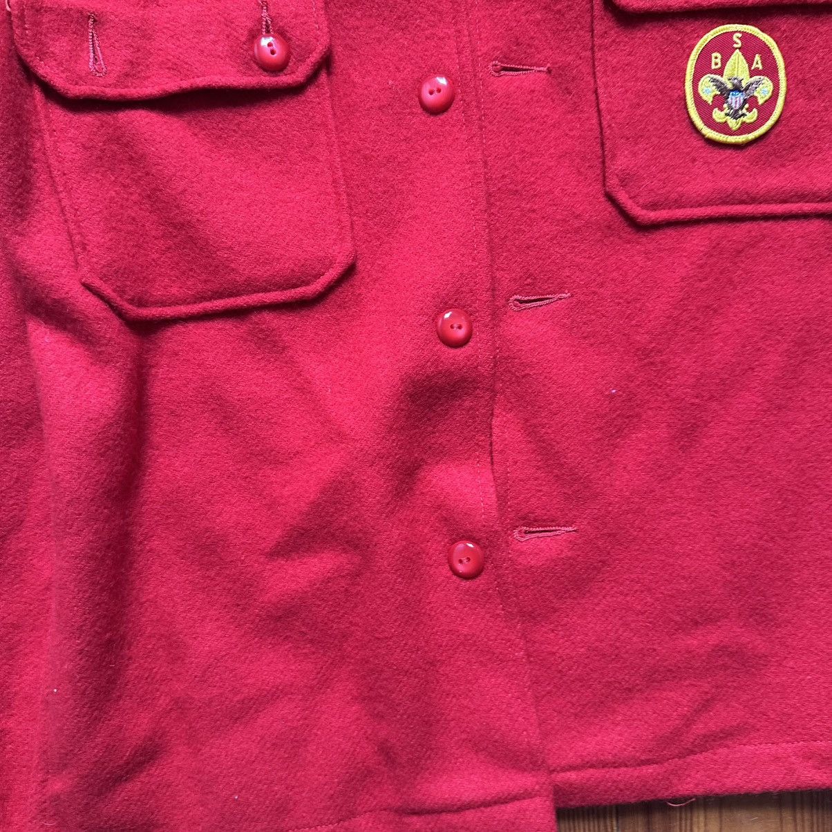 Vintage Vintage 80s Boy Scout Wool Jacket Size US L / EU 52-54 / 3 - 3 Thumbnail