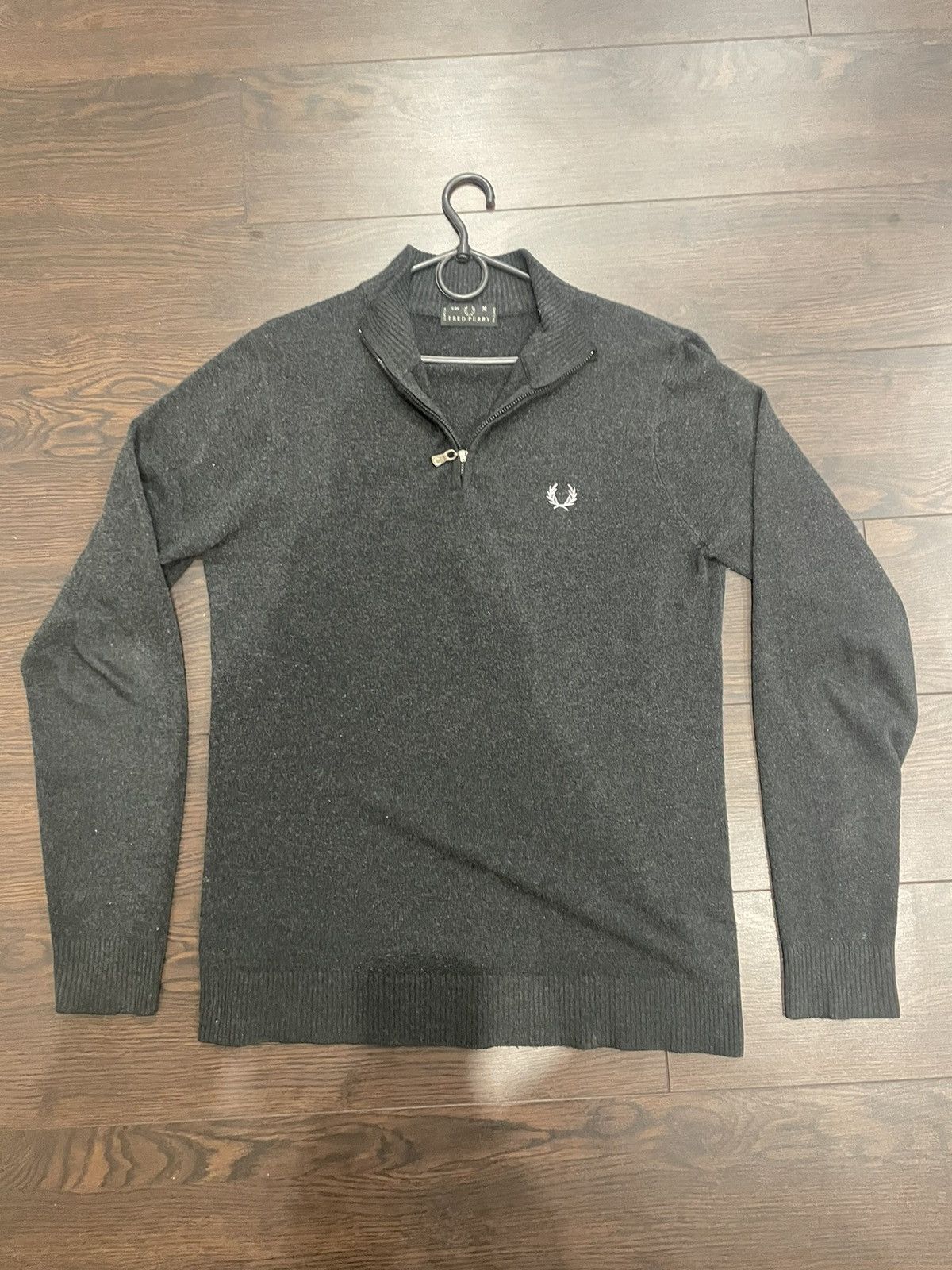 Fred Perry × Vintage Fred Perry Classic Half Zip Jumper - Size M Size US M / EU 48-50 / 2 - 9 Thumbnail