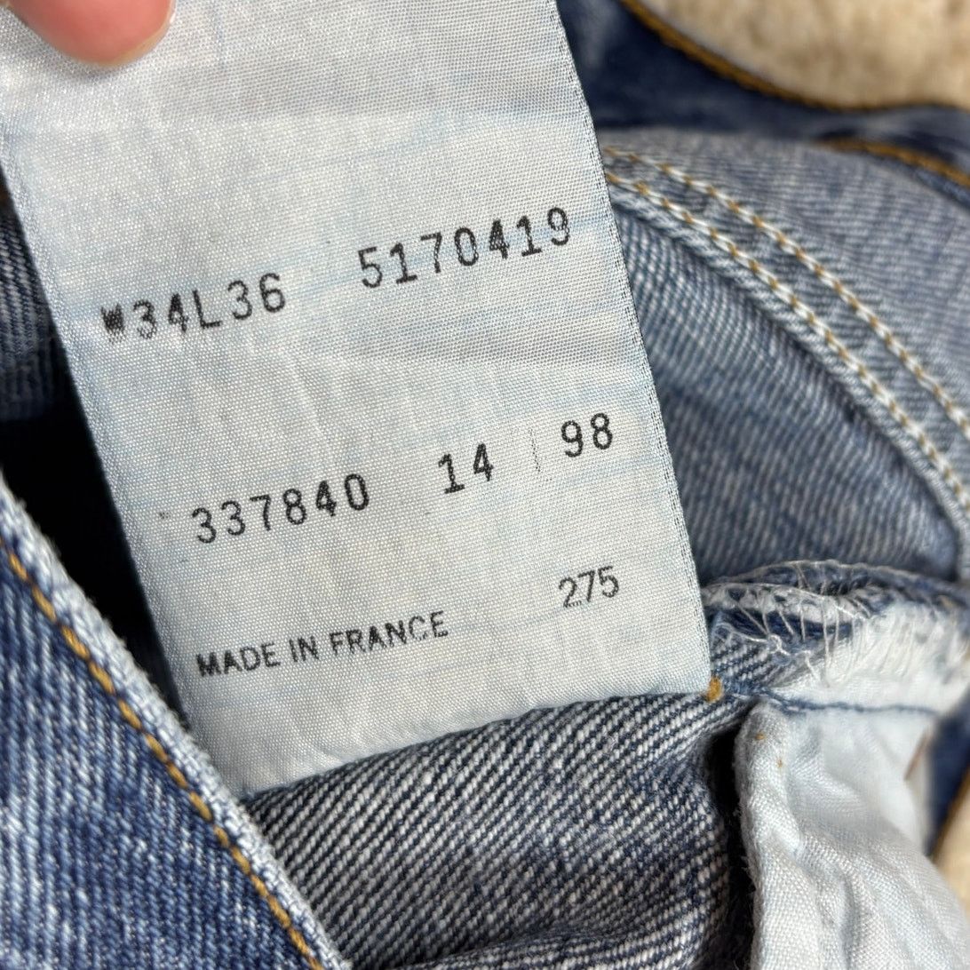 Levi's × Vintage Vintage 90s Levi's 5170419 Jeans Made in France Men's 34x36 Size US 34 / EU 50 - 12 Thumbnail