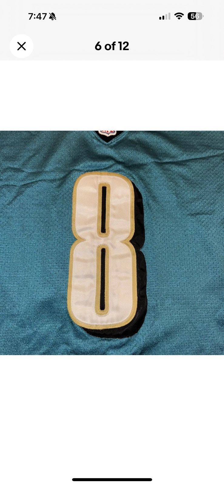 Nike Nike Pro Line Mark Brunell Jaguars Jags Sewn NFL Jersey 2XL Size US XXL / EU 58 / 5 - 6 Thumbnail