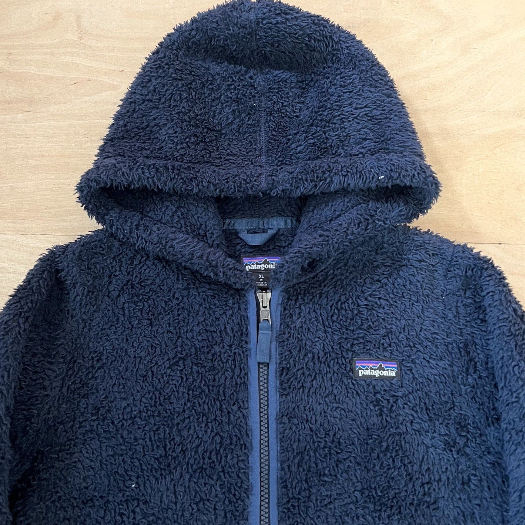 Patagonia Patagonia Los Gatos Jacket Girls XL Blue Fleece Full Zip Hooded Outerwear Size XL / US 12-14 / IT 48-50 - 3 Thumbnail