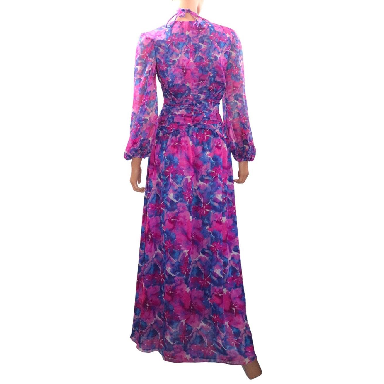 MISA Los Angeles MISA Los Angeles Imelda Floral Chiffon Maxi Dress Size Small Size S / US 4 / IT 40 - 3 Thumbnail