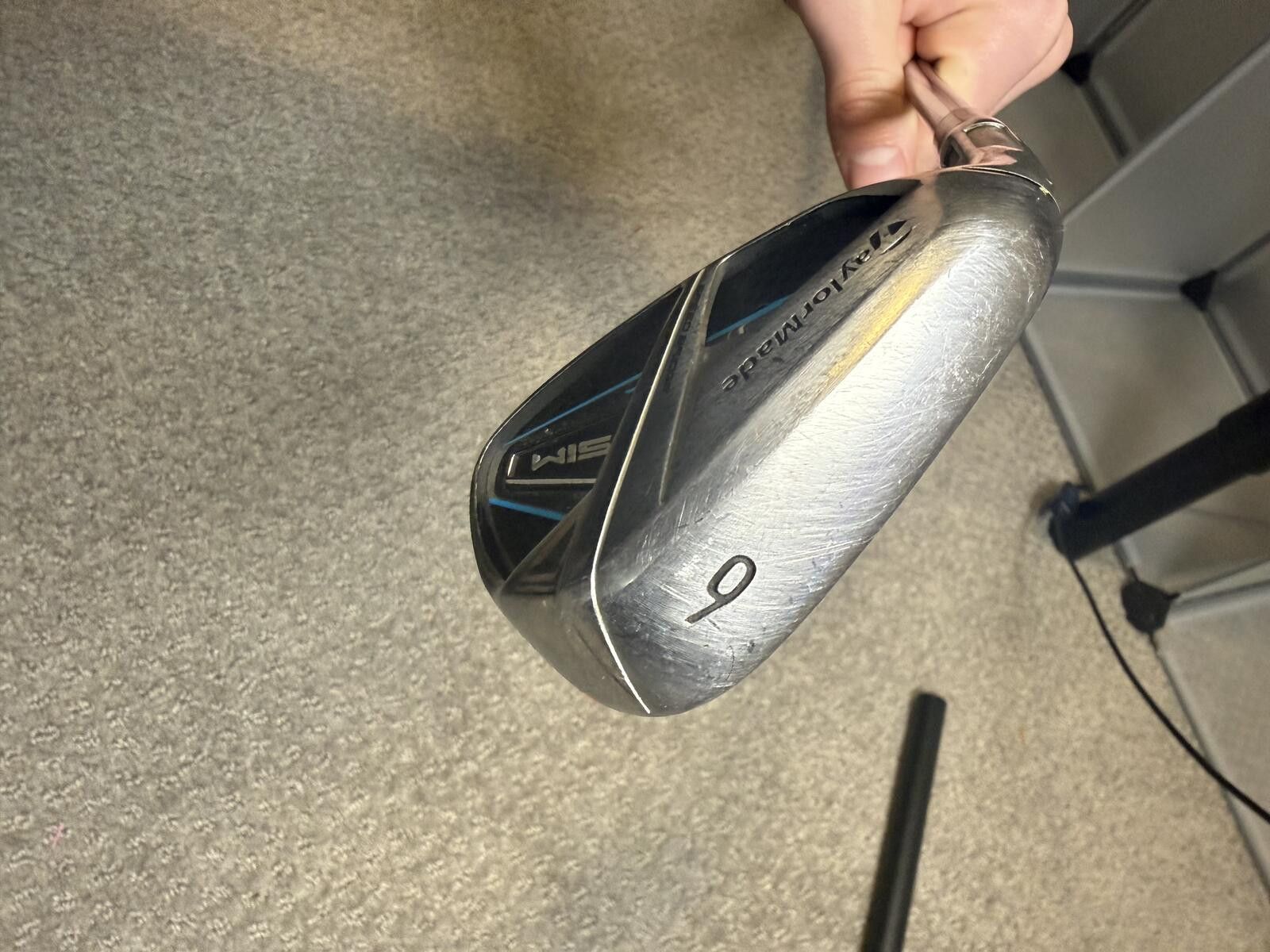 TaylorMade TaylorMade SIM2 Max 9 Iron Left Handed Steel Shaft Mens Golf Size ONE SIZE - 2 Thumbnail