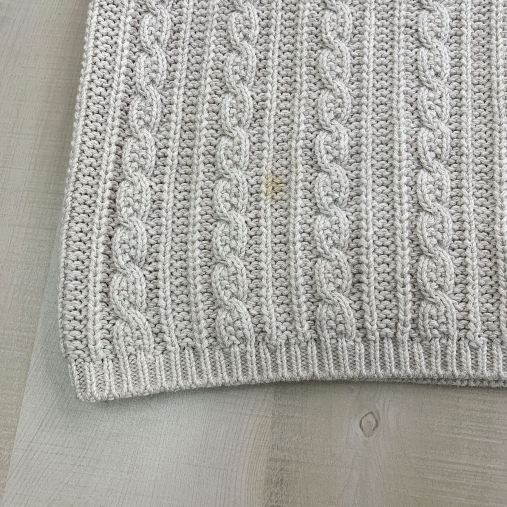 Talbots VINTAGE Talbots Cable-Knit Turtle Cowl Neck Sweater Beige Women's Medium Size M / US 6-8 / IT 42-44 - 5 Thumbnail