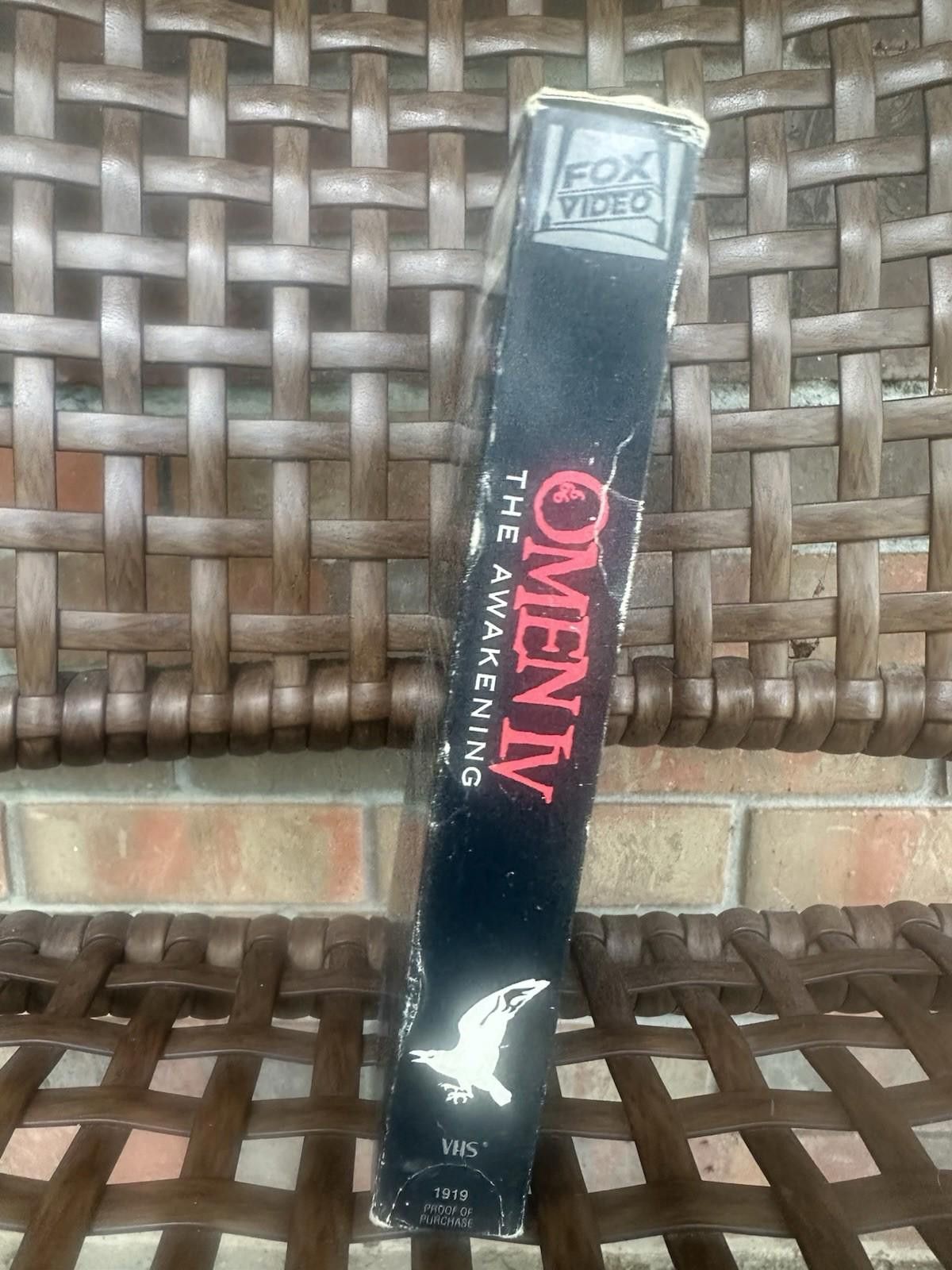 Designer Omen IV (4): The Awakening VHS Tape Movie Horror Cult (1992) Size ONE SIZE - 2 Thumbnail