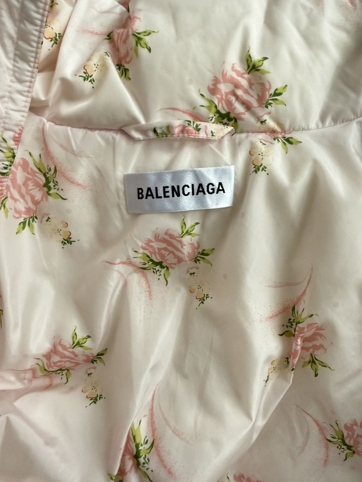 Balenciaga Balenciaga 2018 Floral Print Down Coat Size S / US 4 / IT 40 - 5 Thumbnail