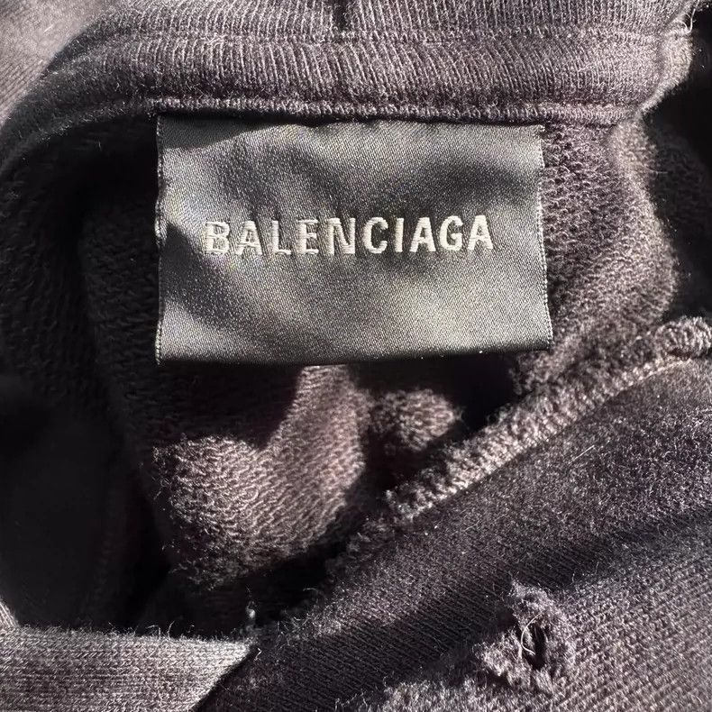 Balenciaga Balenciaga Hand-Painted Graffiti Hoodie-2506 Size US S / EU 44-46 / 1 - 7 Thumbnail