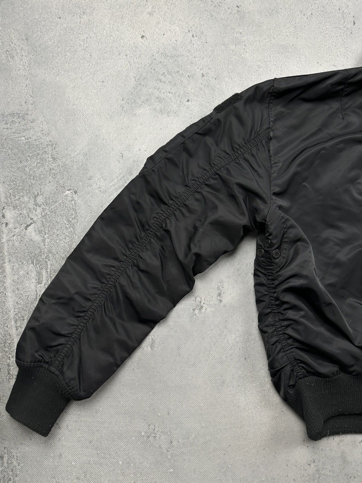 Vintage MilTec Tactical Flight Nylon Bomber Jacket Military Techwear Size US M / EU 48-50 / 2 - 15 Thumbnail