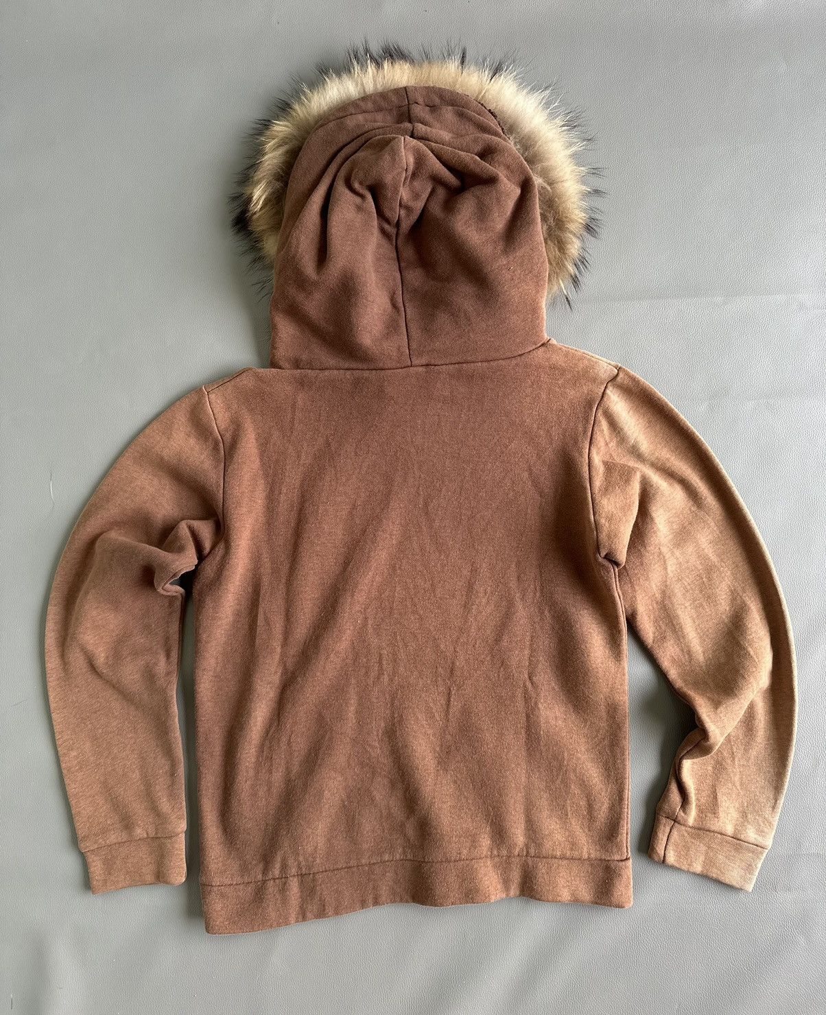 20471120 SUNFADED FAUX FUR HOODIE IFSIXWASNINE LGB STYLE Size US S / EU 44-46 / 1 - 2 Thumbnail