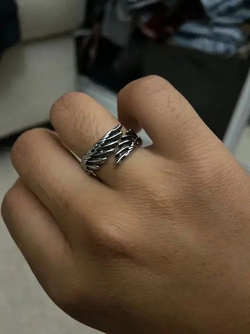 Jewelry Yoshimi x Ahata Feather Adjustable Ring Size ONE SIZE - 6 Thumbnail