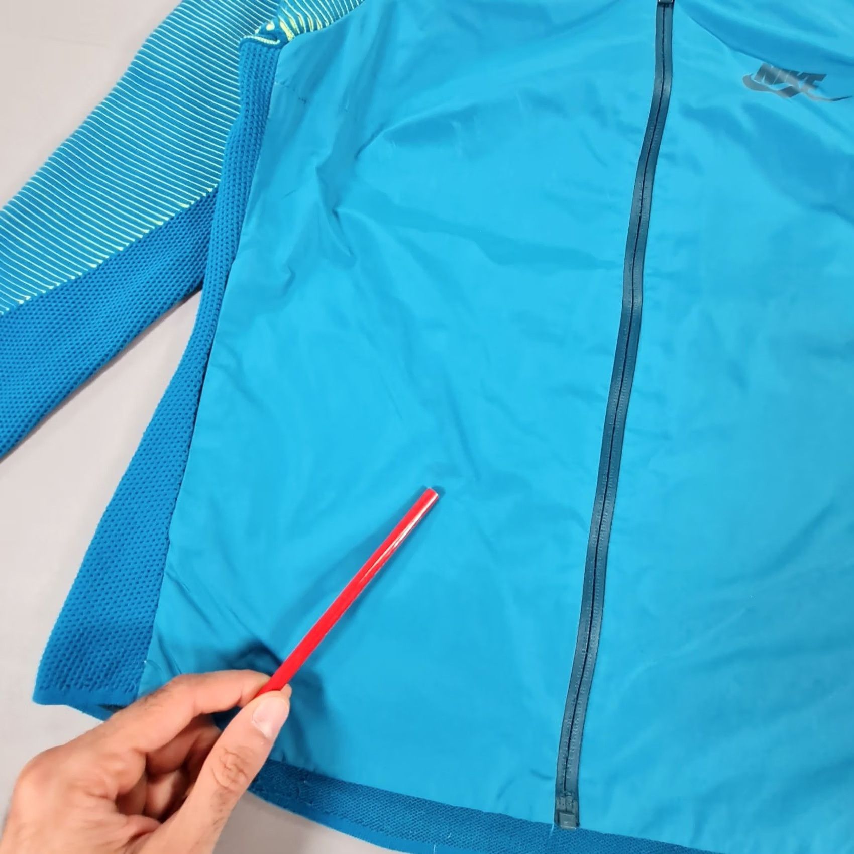 Nike Nike Womens Jacket Blue Medium Hooded Zipped Pockets Track Jacket Short Description 828292 351 Size M / US 6-8 / IT 42-44 - 6 Thumbnail