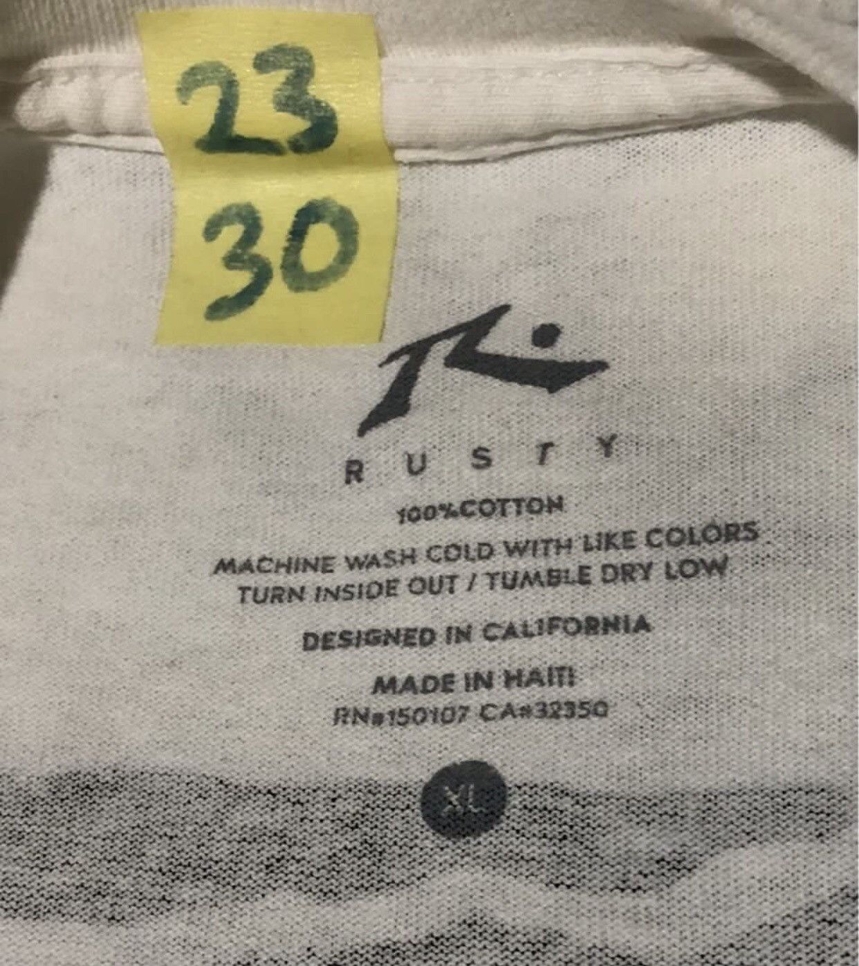 Rusty × Think Skateboards Rusty Surfboard tee Size US XL / EU 56 / 4 - 3 Thumbnail