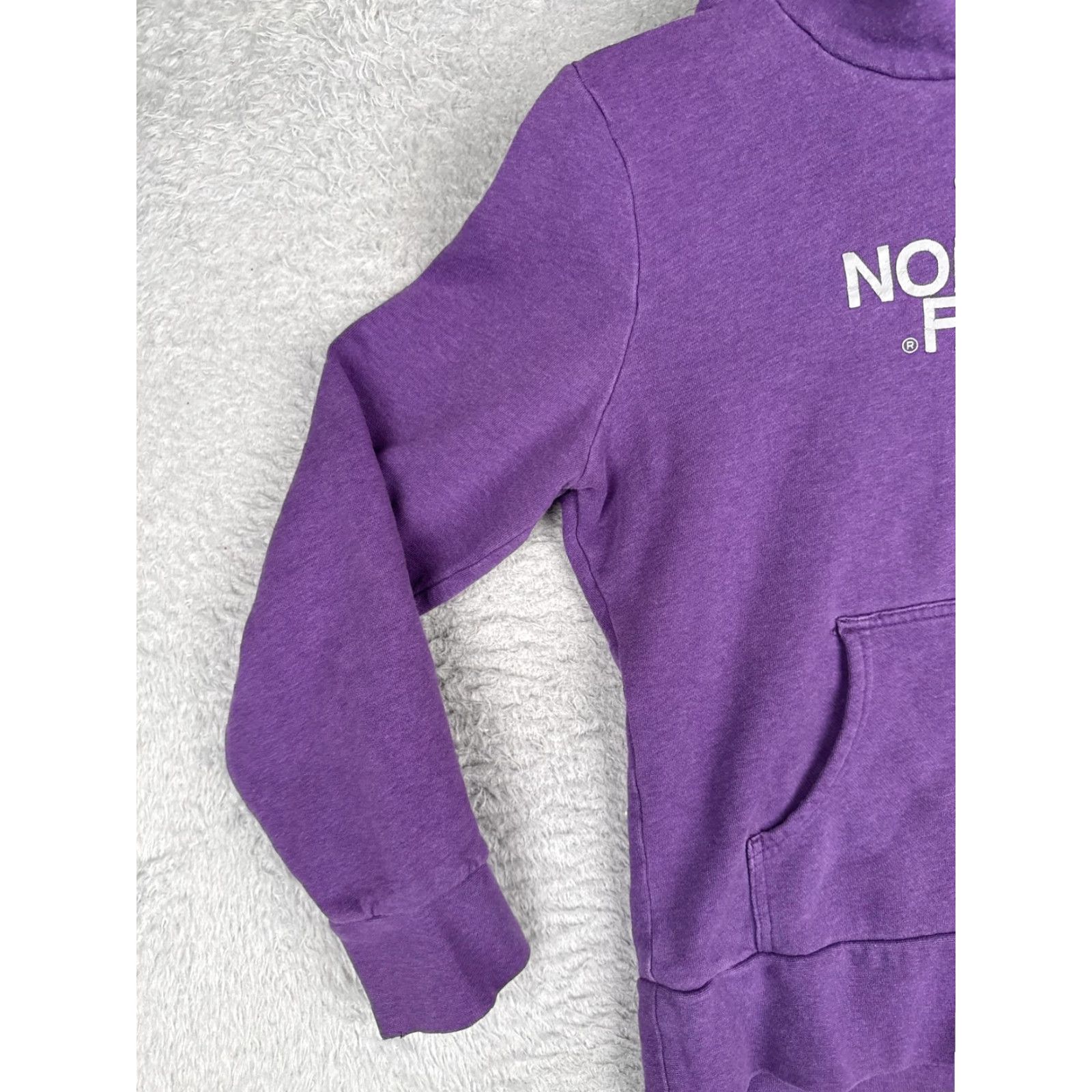 The North Face The North Face Hoodie Womens Medium Purple Pullover Kangaroo Fleece Sweatshirt Size M / US 6-8 / IT 42-44 - 3 Thumbnail
