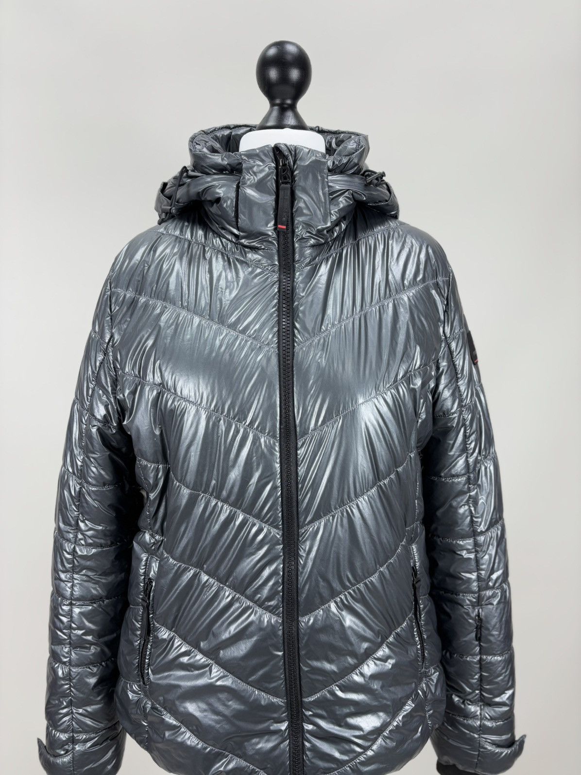 Bogner Womens ski jacket Bogner Fire Ice Size 40 Color Gray Size L / US 10 / IT 46 - 3 Thumbnail