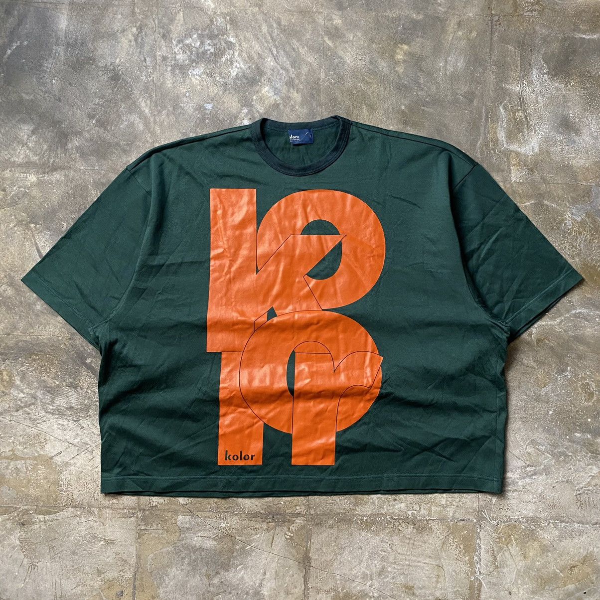 Kolor Kolor AW22 Oversized Cropped Shirt Size US S / EU 44-46 / 1 - 1 Thumbnail