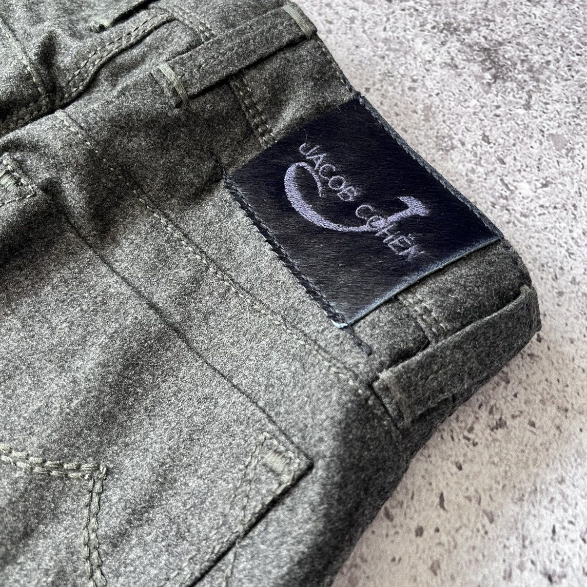 Jacob Cohen Jacob Cohen J622 VBC Wool Flannel Pants Size US 30 / EU 46 - 10 Thumbnail