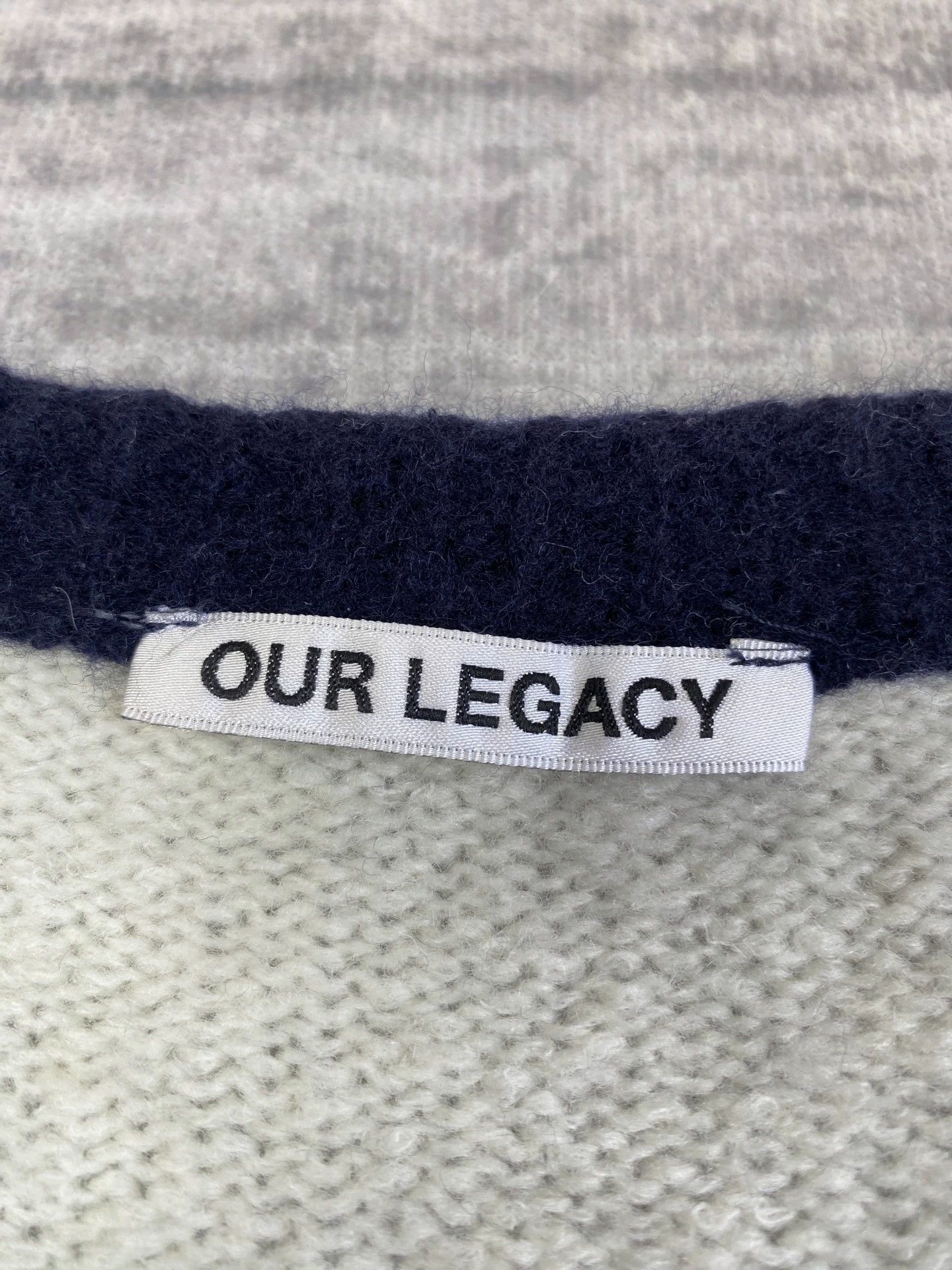 Our Legacy Our Legacy Sonar Roundneck Black & White Stripe Wool Sweater Size US M / EU 48-50 / 2 - 5 Thumbnail