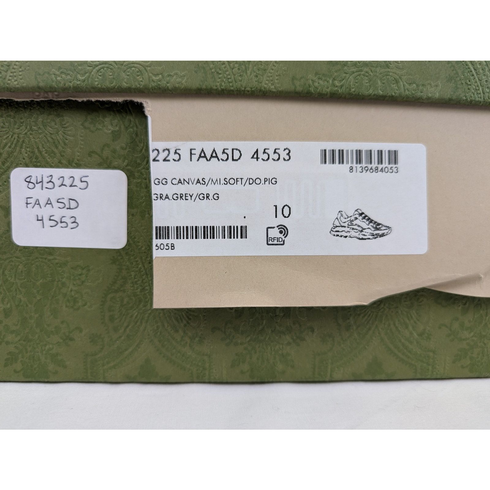 Gucci o1rshd1 GG Canvas Microsoft Sneakers in Grey Size US 10.5 / EU 43-44 - 14 Thumbnail