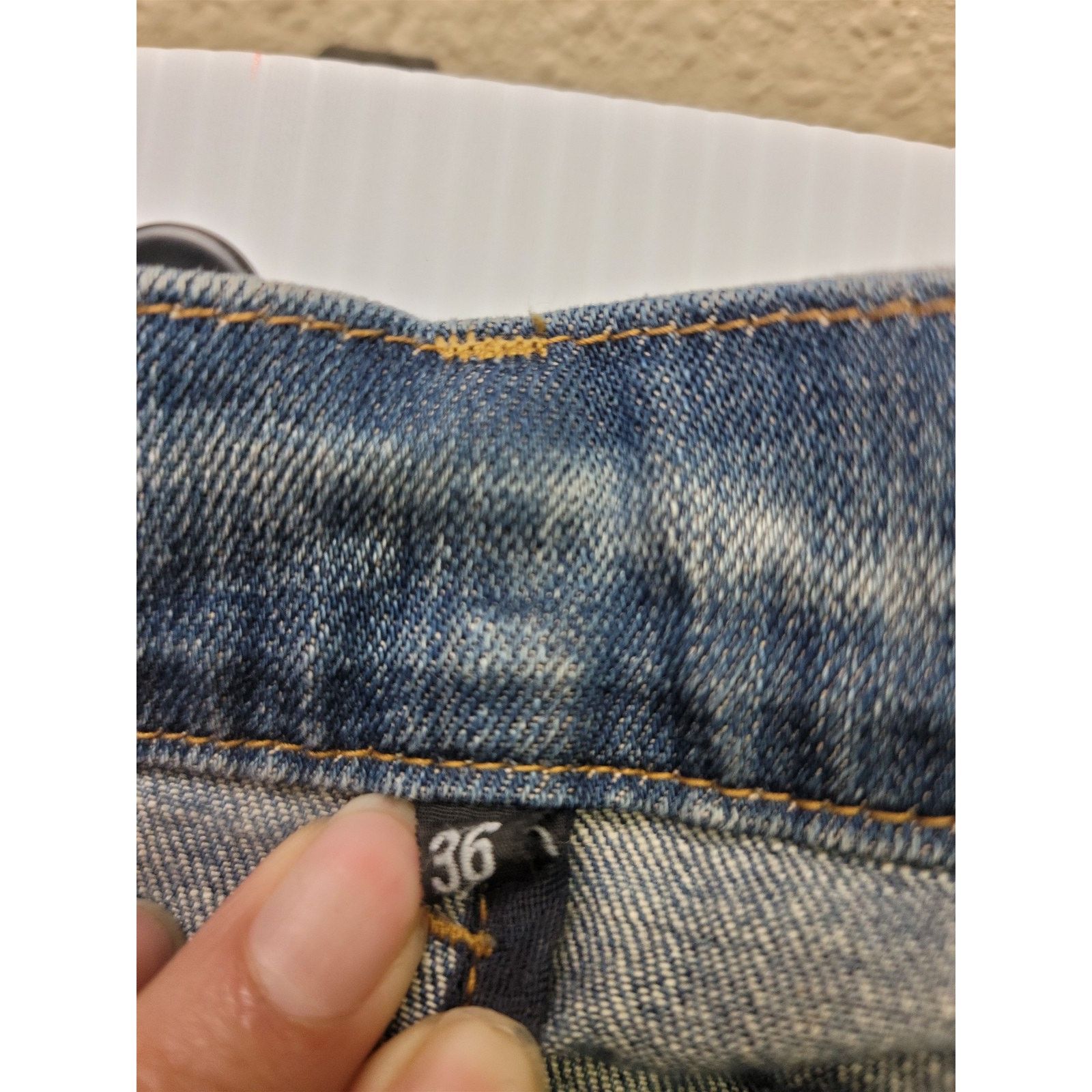 Other Kumi Kente Multicolor & Blue Distressed Jeans Size 36/34 Size US 36 / EU 52 - 5 Thumbnail