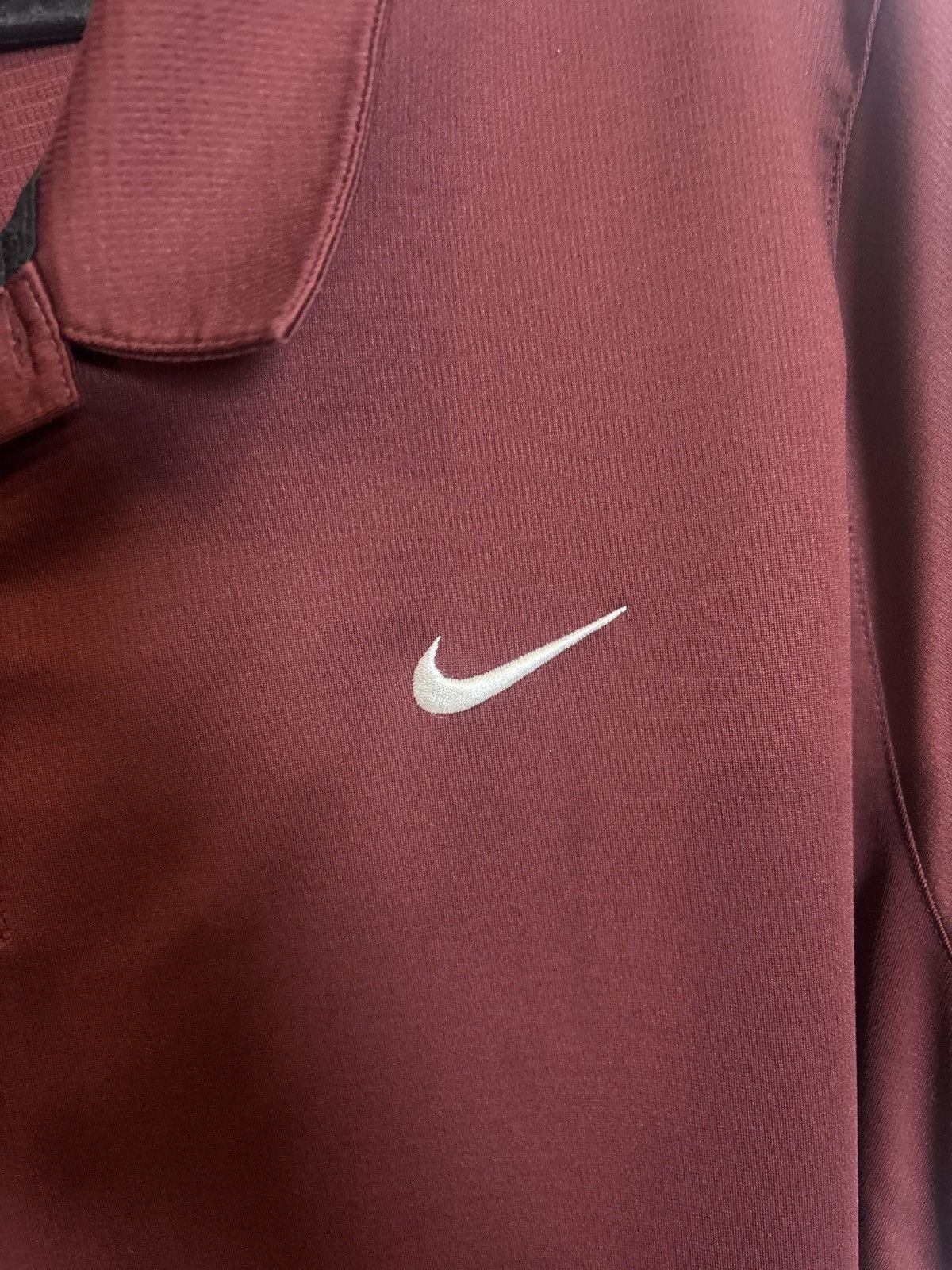 Nike Nike Dri-FIT Maroon Polo Shirt – Men’s 3XL Tall Size US XXL / EU 58 / 5 - 2 Thumbnail