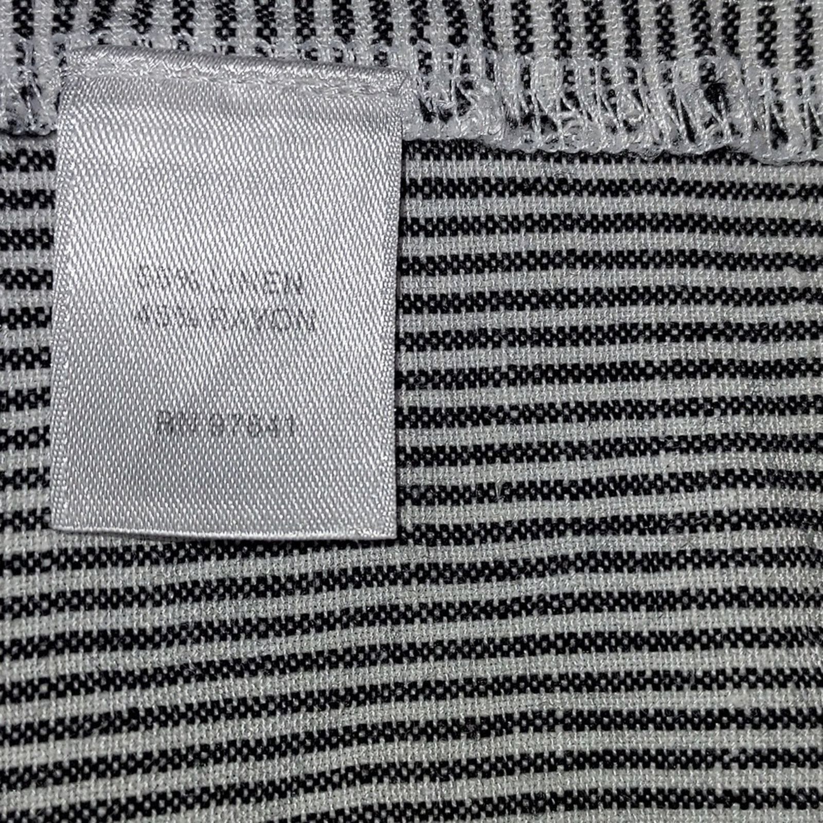 J. Jill J. Jill Linen Blend Gray White Pinstripe Straight Leg Pants Size 27" / US 4 / IT 40 - 7 Thumbnail