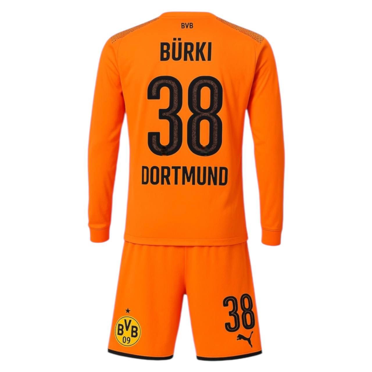 Puma 2017/18 BORUSSIA DORTMUND #38 BURKI GK SOCCER JERSEY/SHORTS Size US S / EU 44-46 / 1 - 1 Thumbnail