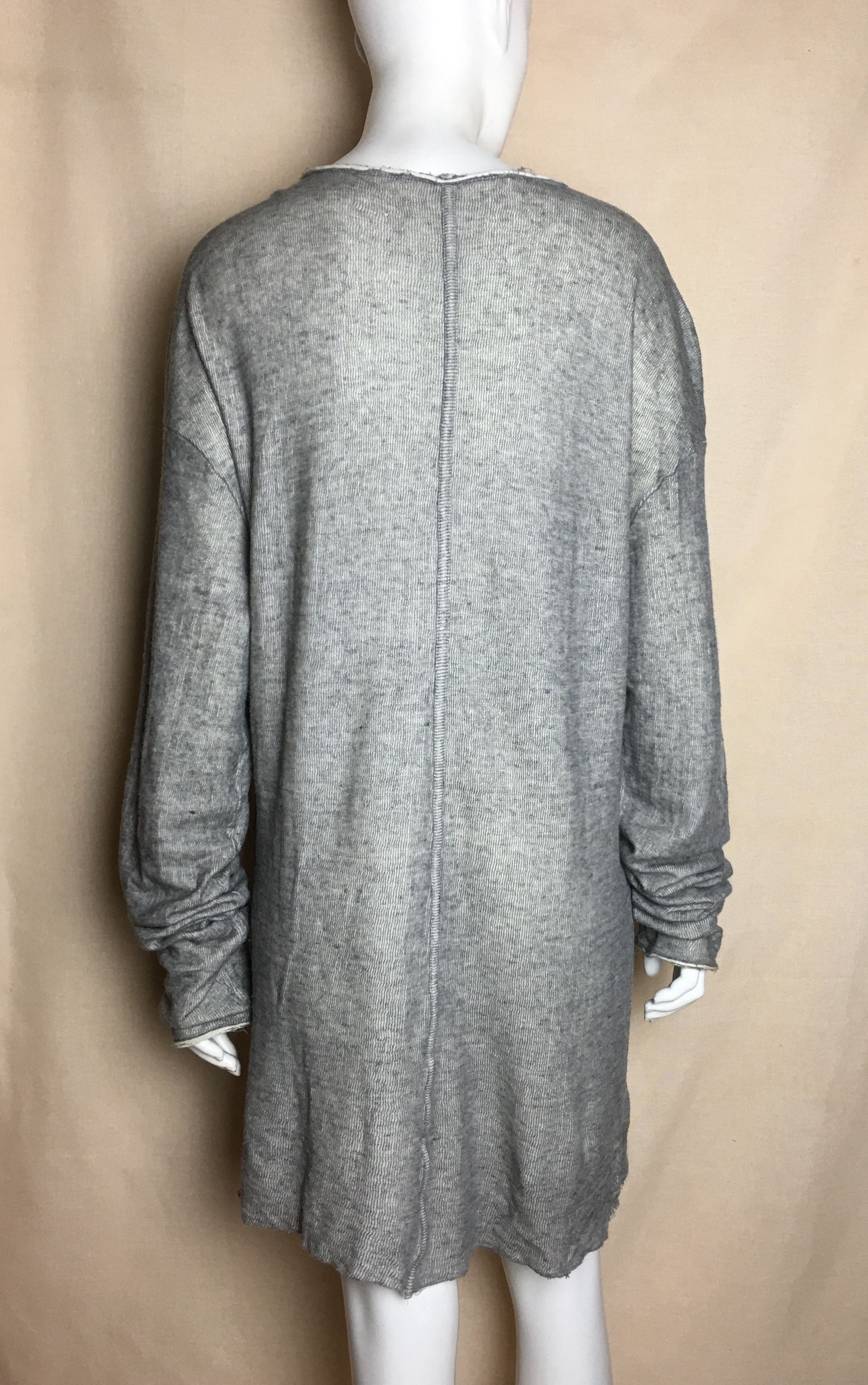 Isabel Benenato ISABEL BENENATO Long Sweater Cotton Ramie XXL Size XXL / US 16-18 / IT 52-54 - 2 Thumbnail