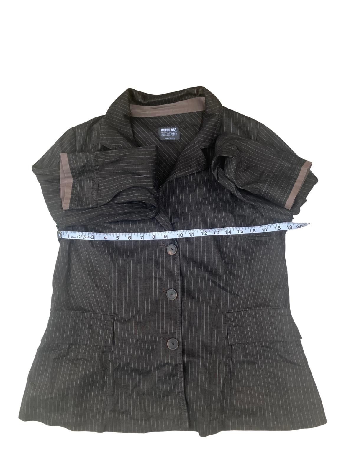 Other Heide Ost Pinstripe Blazer Linen Blend XL Size XL / US 12-14 / IT 48-50 - 6 Thumbnail