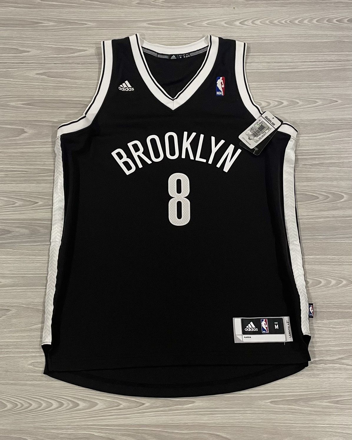 Adidas Adidas Brooklyn Nets Deron Williams #8 Jersey Men’s Medium Size US M / EU 48-50 / 2 - 1 Thumbnail