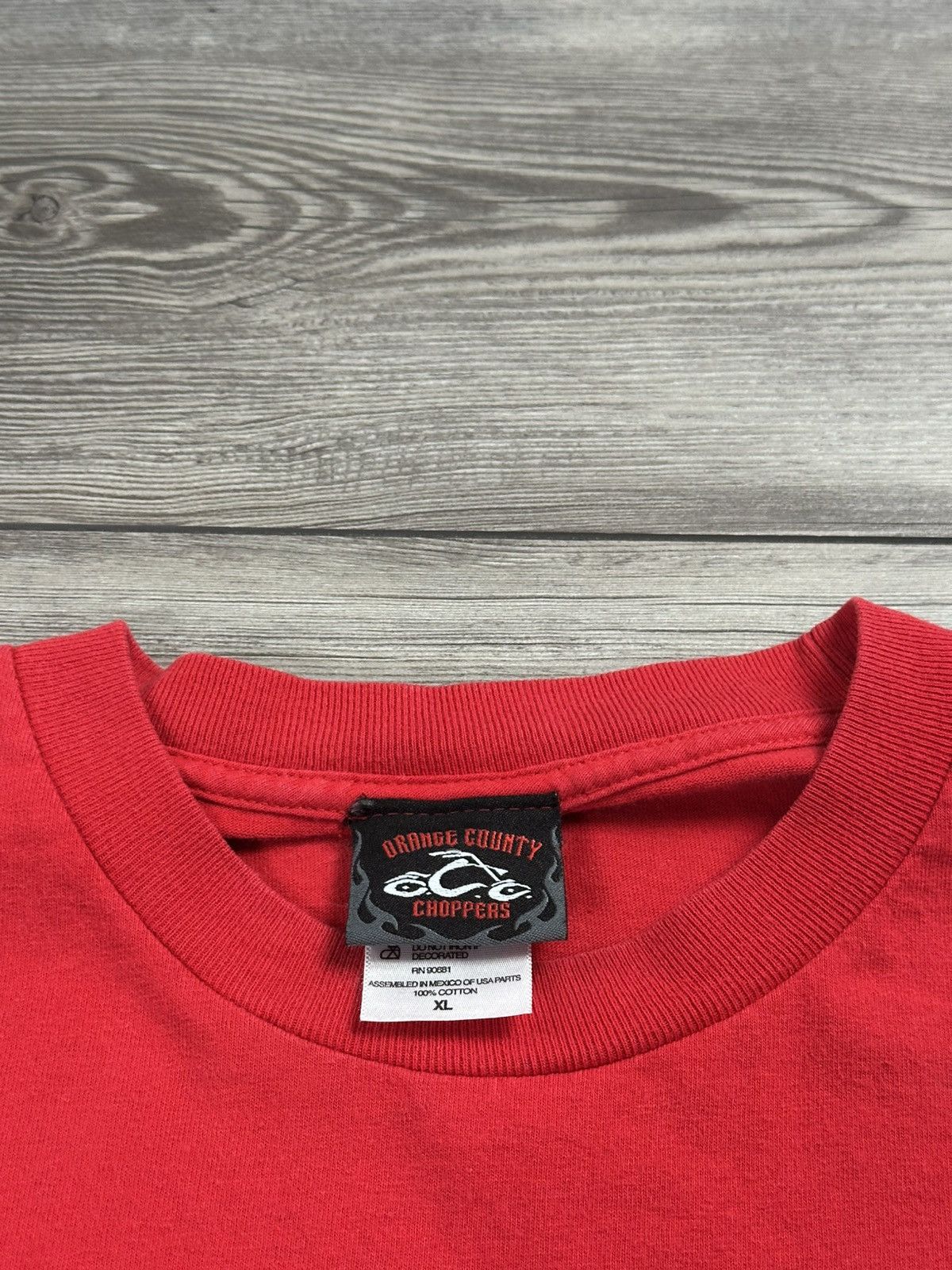 Vintage × West Coast Choppers Vintage Y2K Orange County Choppers Biker T Shirt Size US XL / EU 56 / 4 - 6 Thumbnail
