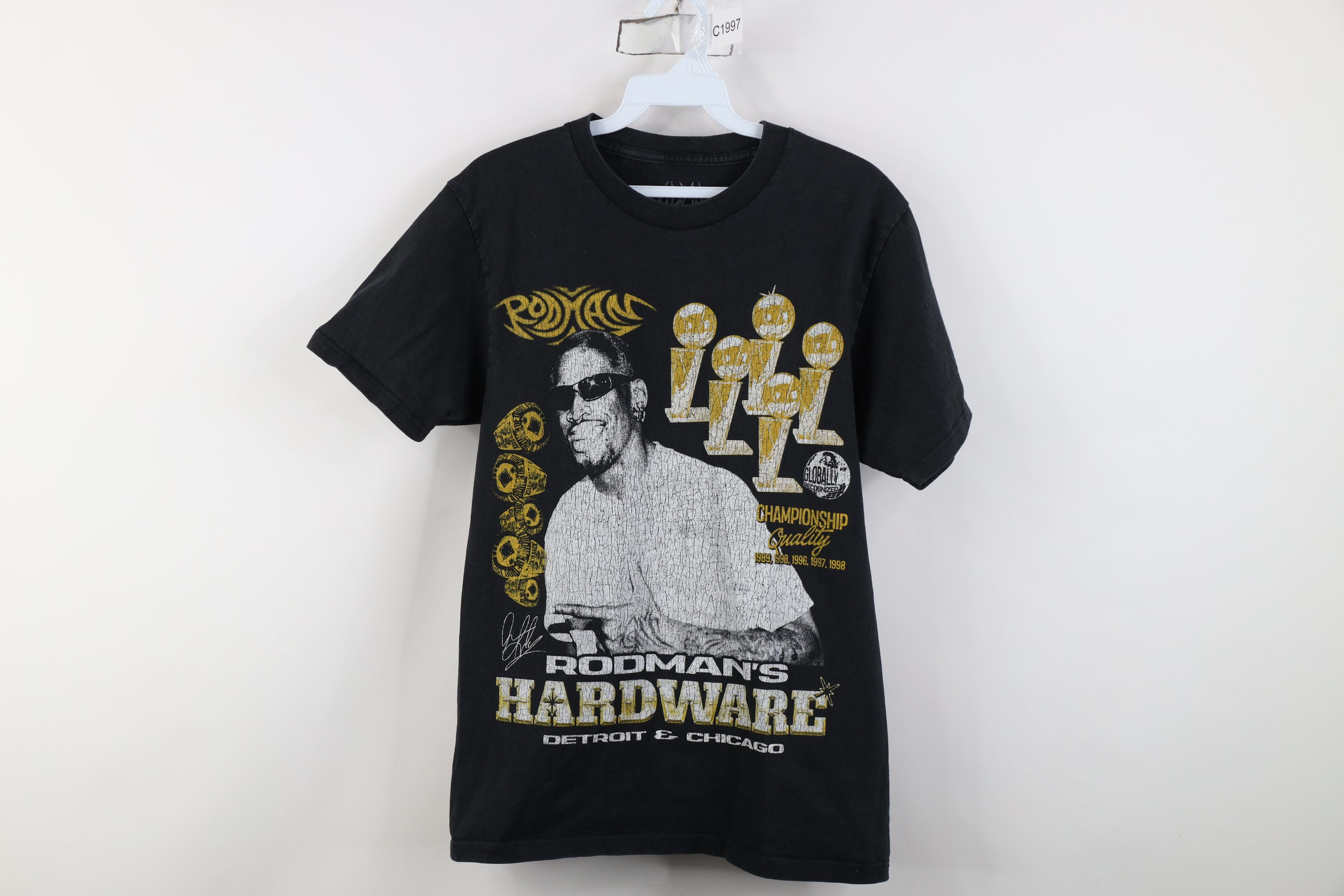 Vintage Vintage Y2K Streetwear Rodman Hardware Detroit T-Shirt Size US S / EU 44-46 / 1 - 1 Thumbnail