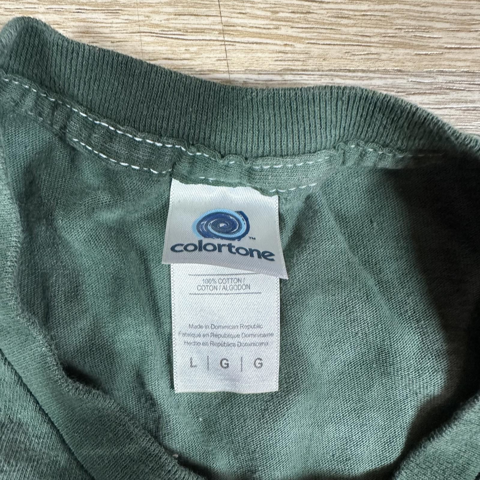 Other Colortone Men T-Shirt Large Green Tie-Dye New Orleans TheBig Size US L / EU 52-54 / 3 - 4 Thumbnail