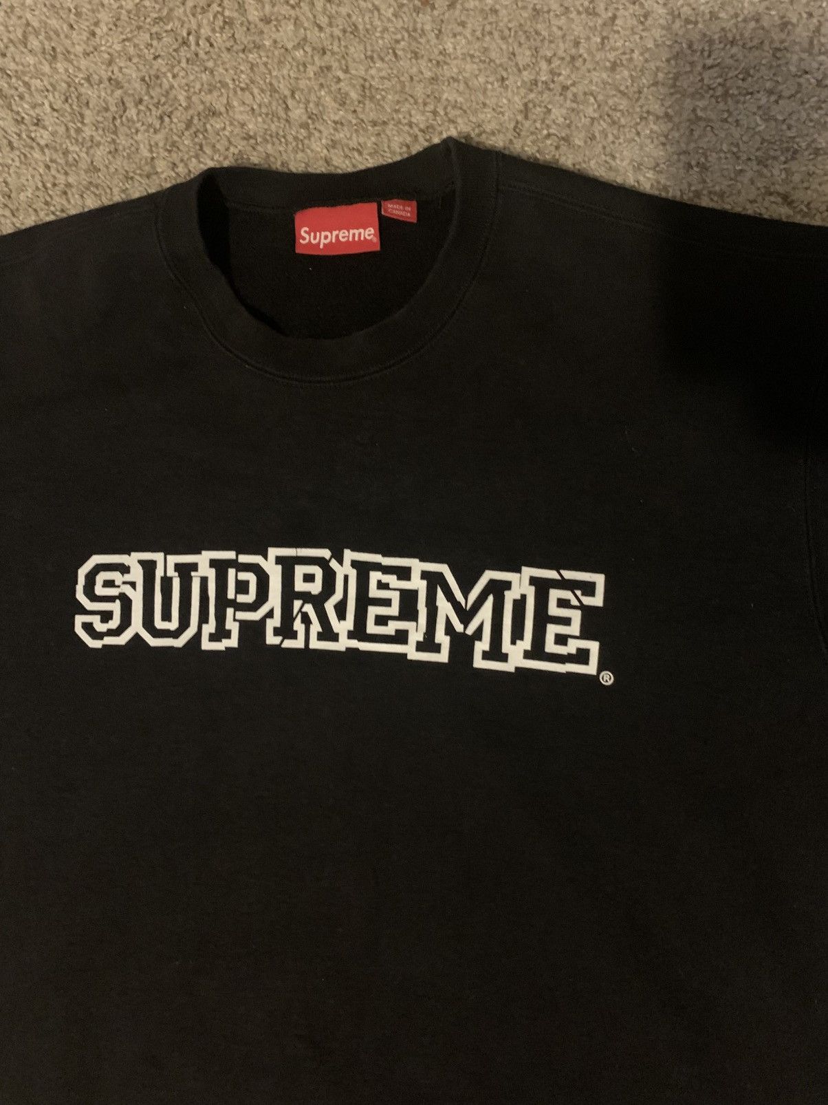 Supreme Supreme Shattered Logo Crewneck Size US L / EU 52-54 / 3 - 2 Thumbnail