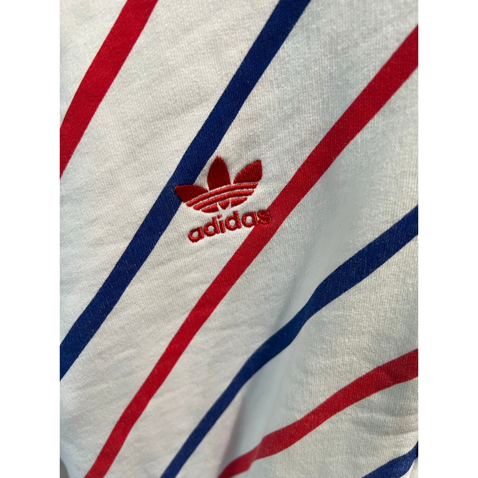 Adidas Adidas Originals USA Hoodie Jacket L White Red Blue Trefoil Size US M / EU 48-50 / 2 - 7 Thumbnail