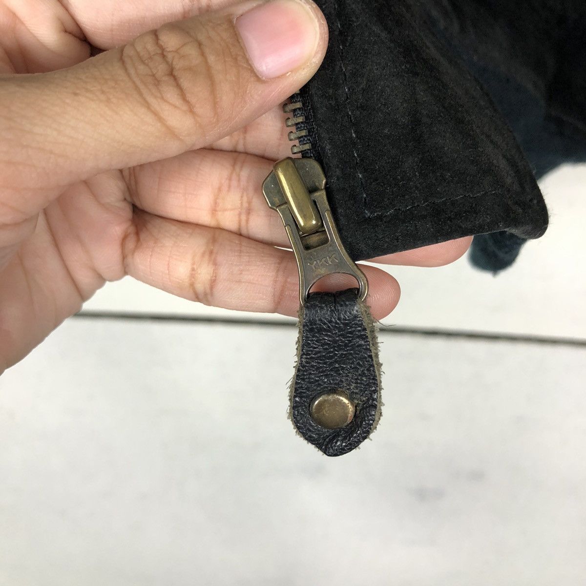 Japanese Brand 🔥Vintage Genuine Leather Jacket Biker Bugle Usa Made Size US M / EU 48-50 / 2 - 16 Thumbnail