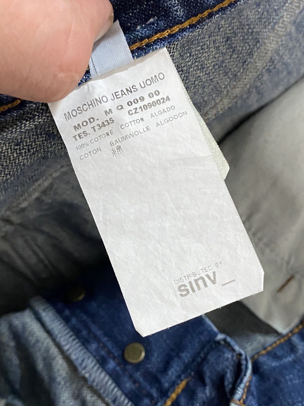 Moschino × Vintage Vintage Moschino Peace Casual Wide Jeans Size 38 Size US 38 / EU 54 - 5 Thumbnail