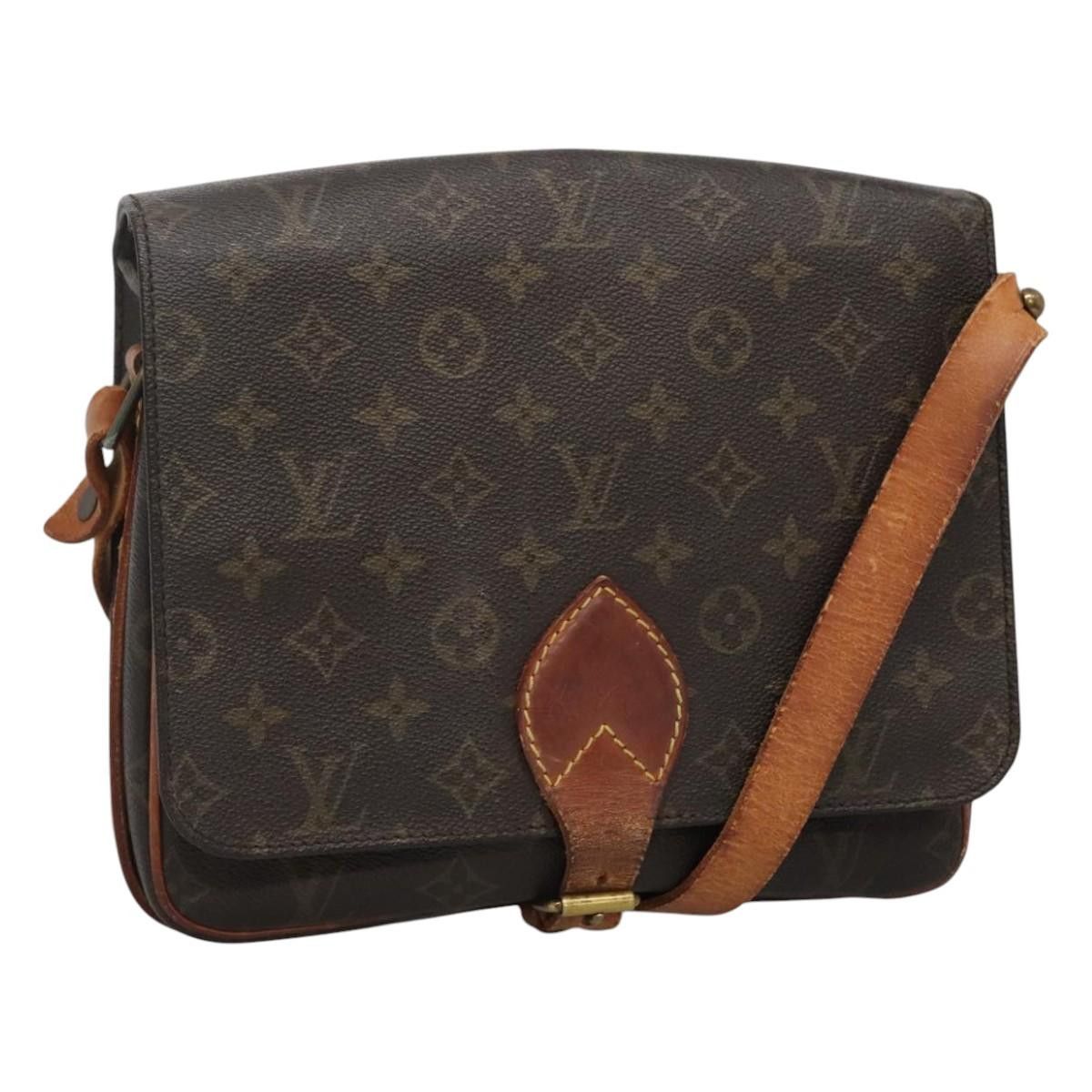 Louis Vuitton LOUIS VUITTON Monogram Cartouchiere MM Shoulder Bag M51253 Size ONE SIZE - 1 Thumbnail
