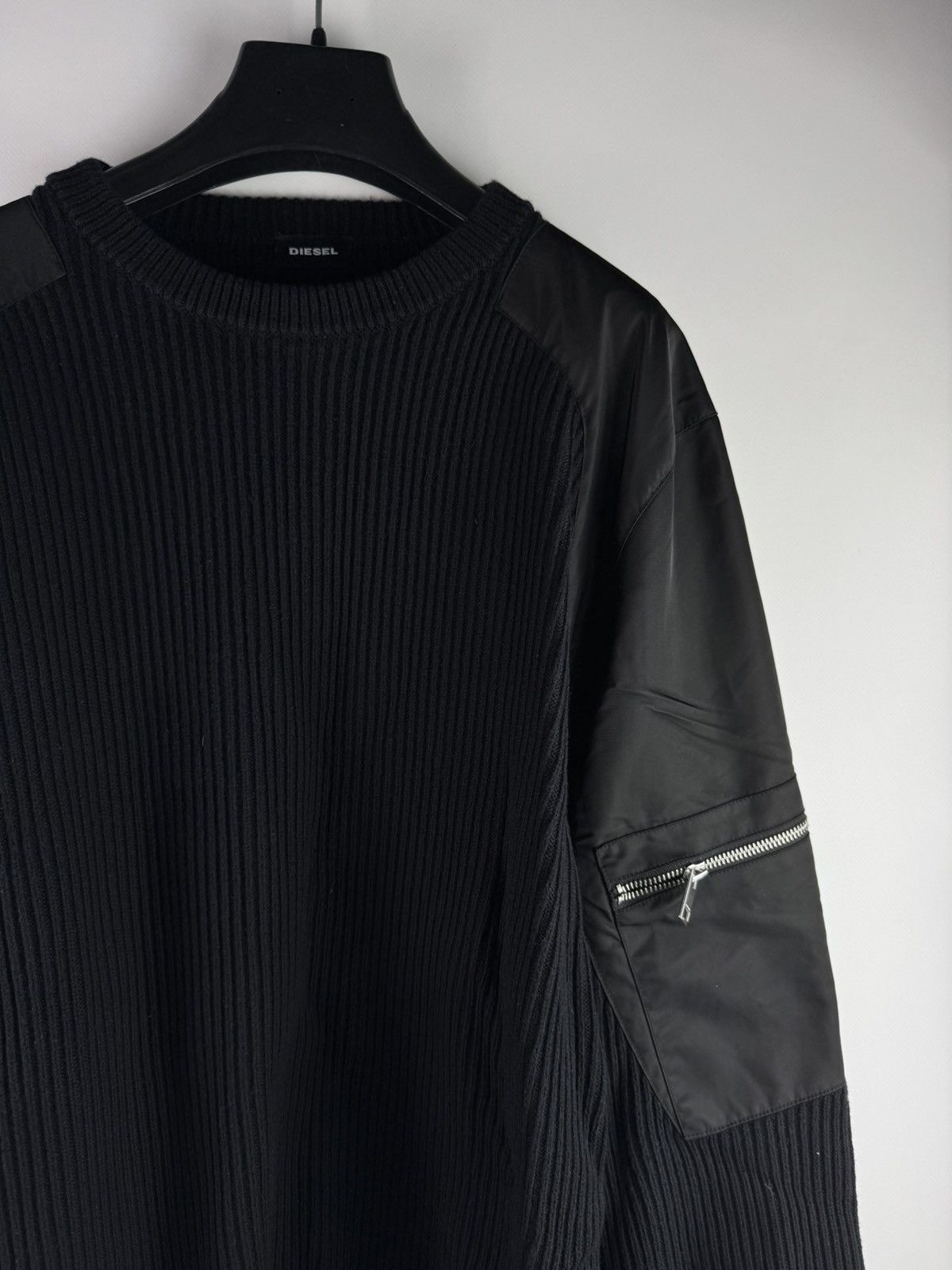 Diesel Diesel George Sweater Black Size US L / EU 52-54 / 3 - 2 Thumbnail