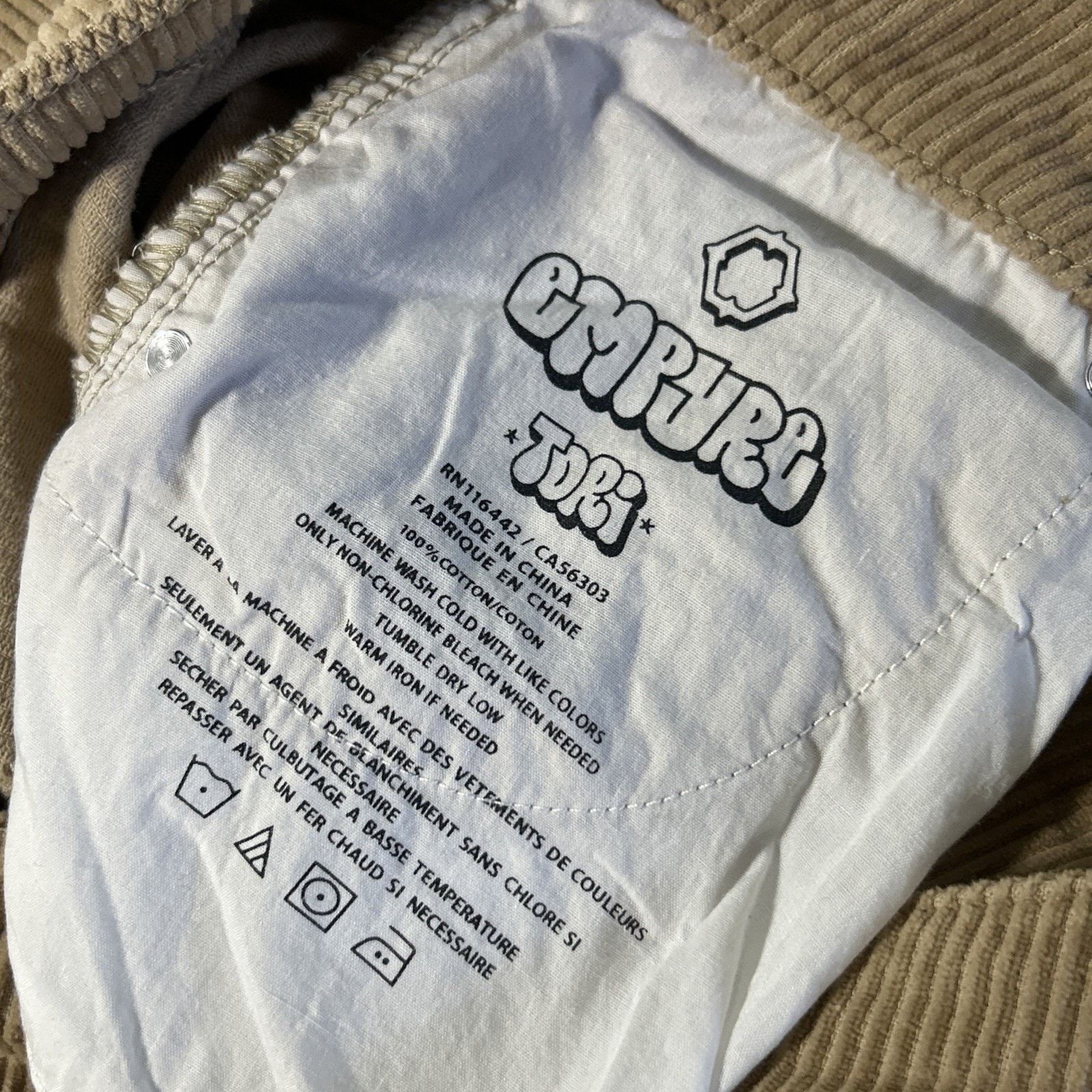 Empyre Corduroy Beyond Baggy Pants Ws 9 33x30 Tori Hamilton Loose Size 33" - 7 Thumbnail