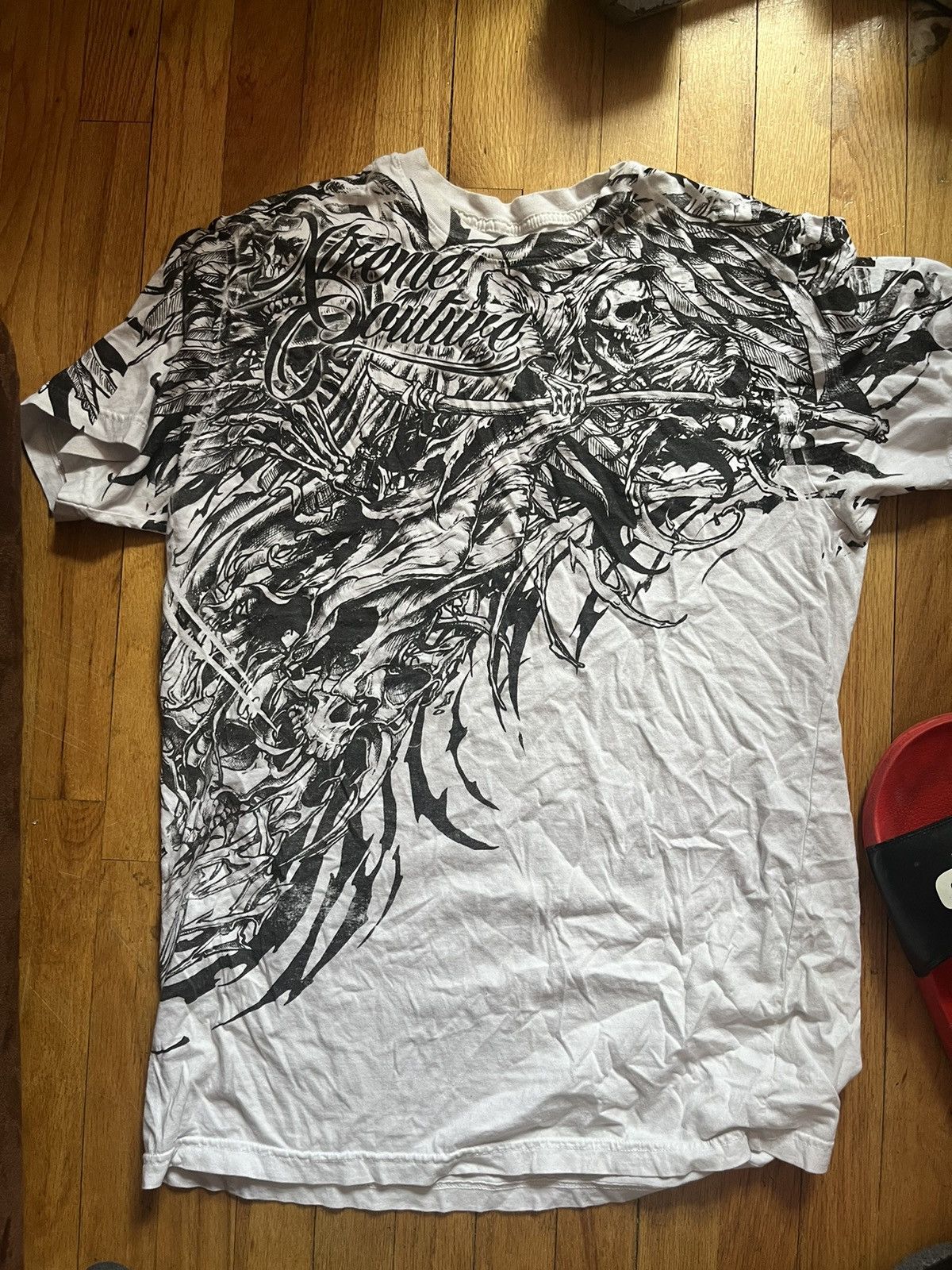 Xtreme Couture By Affliction Men's T-Shirt - Ultimate Glory Biker MMA Graphic Tee, Y2K Style - View #3